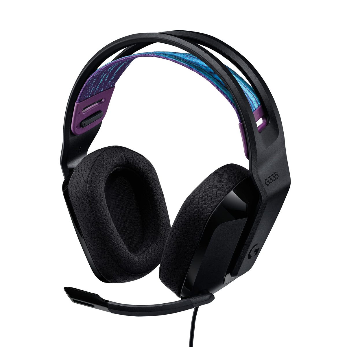 Logitech G335 Wired Gaming Headset - Lightweight, 3.5mm Audio Jack, Discord Certified