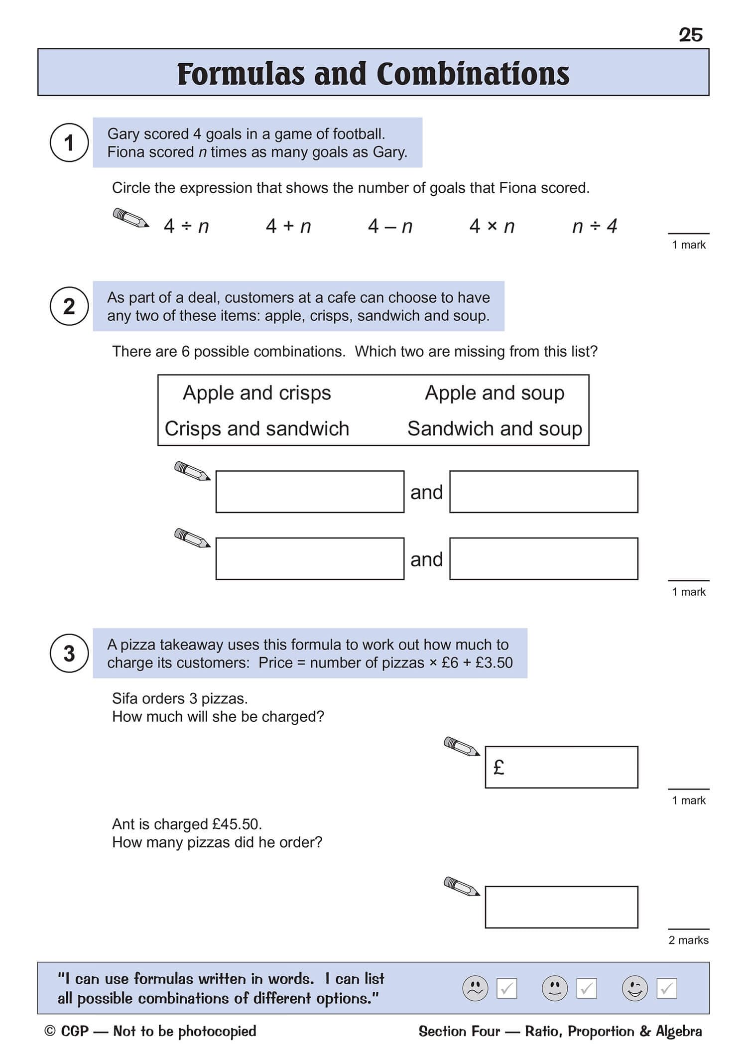 CGP Books KS2 Maths SATS Reasoning Question Book - Ages 10-11 | Practice Questions | Paperback 5