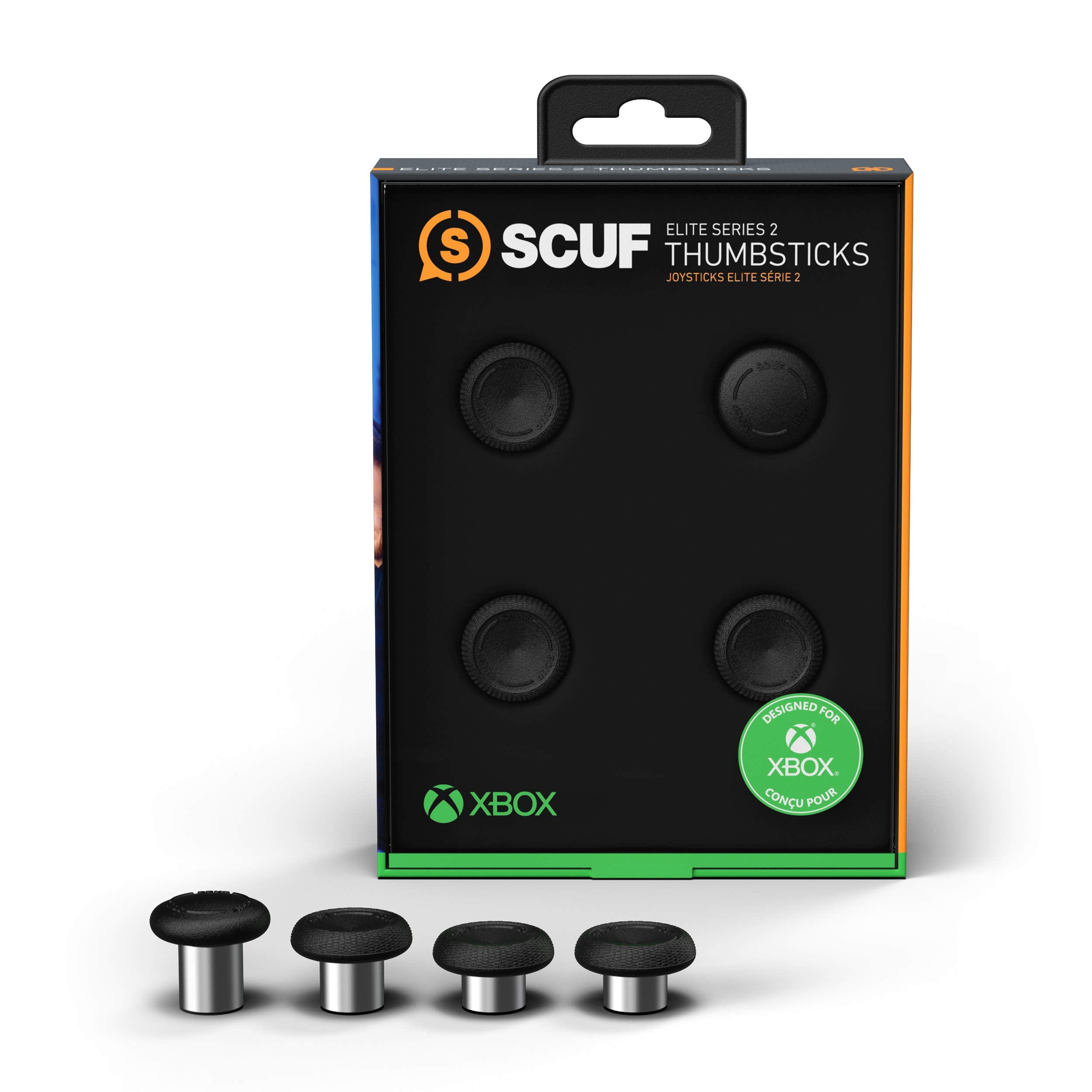 SCUF Elite Series 2 Thumbsticks for Xbox Elite Series 2 Controller - 4-Pack Black