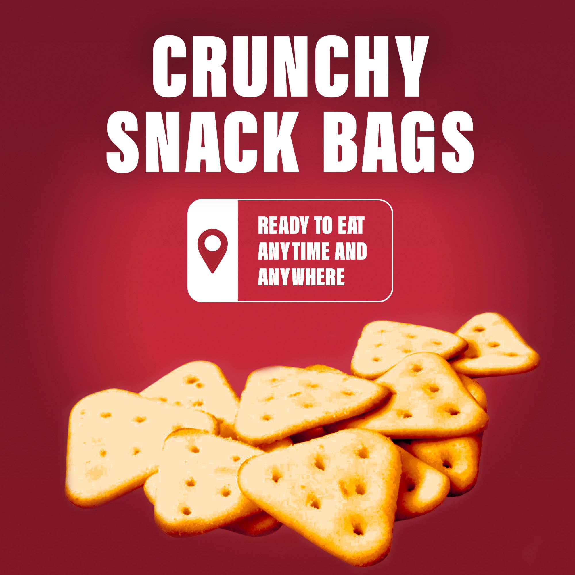 SlimFast Cheddar Bites Snack Bag, Crunchy Low Calorie Savoury Snacks, 24 x 23g 3