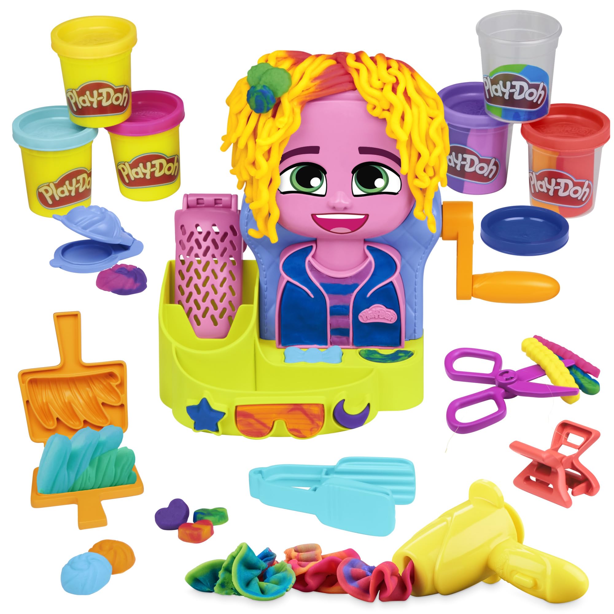 Play-Doh Hair Stylin' Salon Playset - Creative Styling Fun for Ages 3+ 1