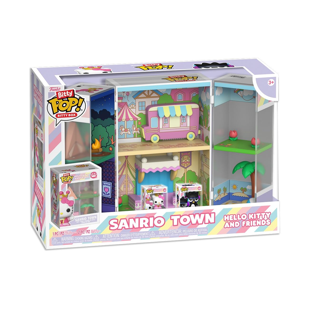 Funko Bitty Boxes: Hello Kitty - Sanrio Town Chibi Figure Set | 2 Bitty Pop! Figures 1