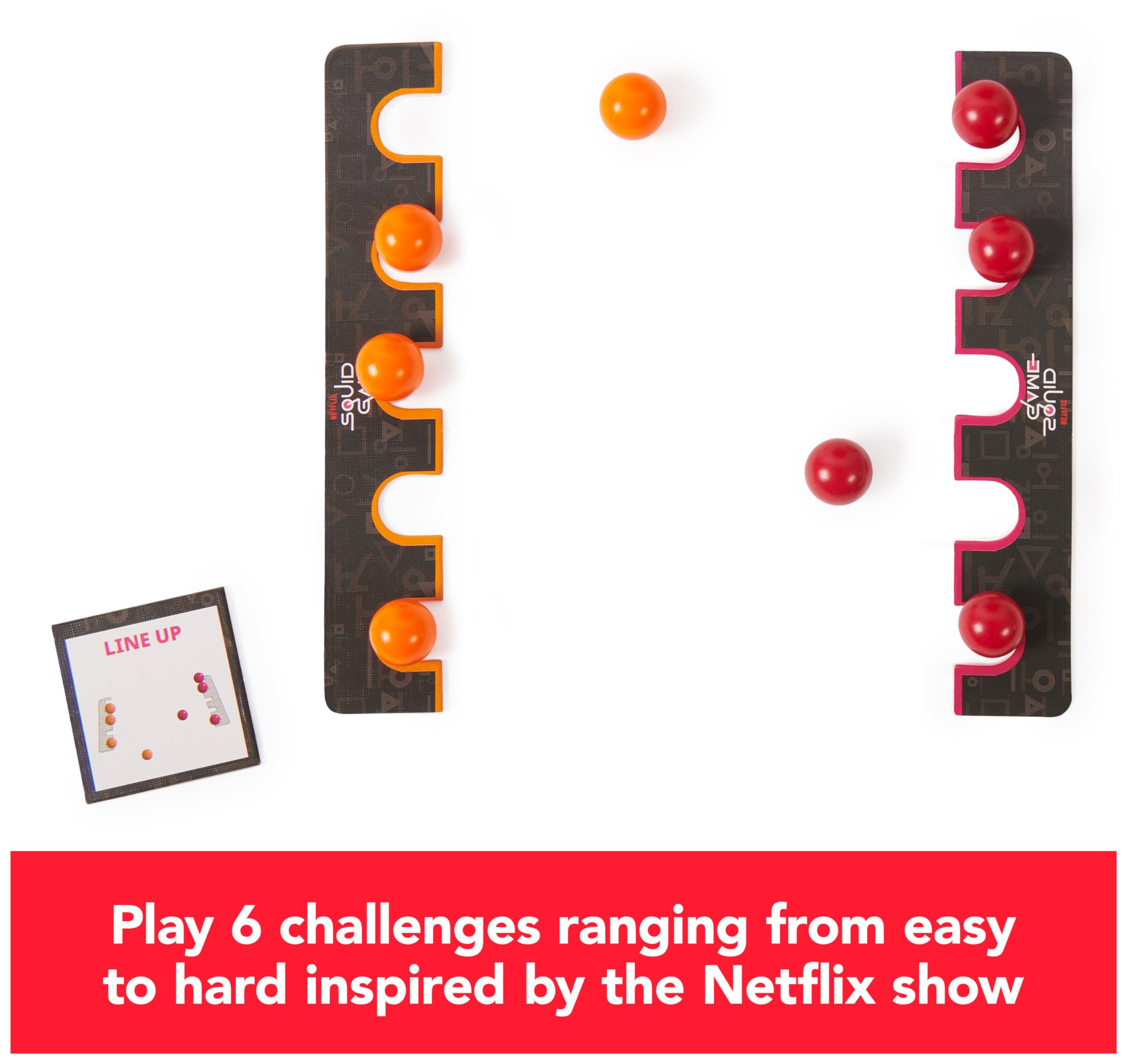 Spin Master Games Squid Game Marbles 2-Player Board Game 5