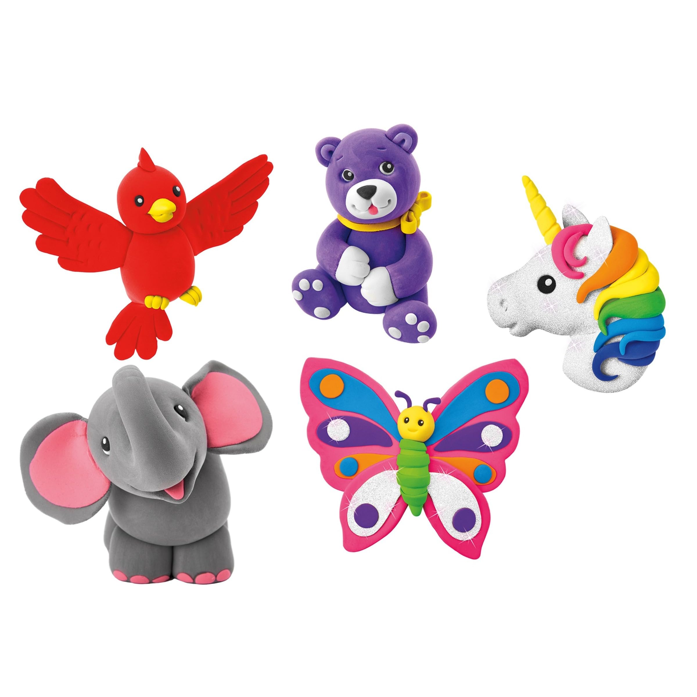 LEXIBOOK Modeling Dough Set - 8 Vibrant Colors | 113g Jars | Ages 2+ 2