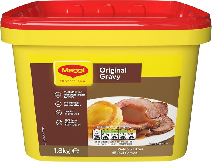 MAGGI Original Gravy Mix, 1.8 kg – Authentic Thick Gravy for Roasts & Classic Dishes