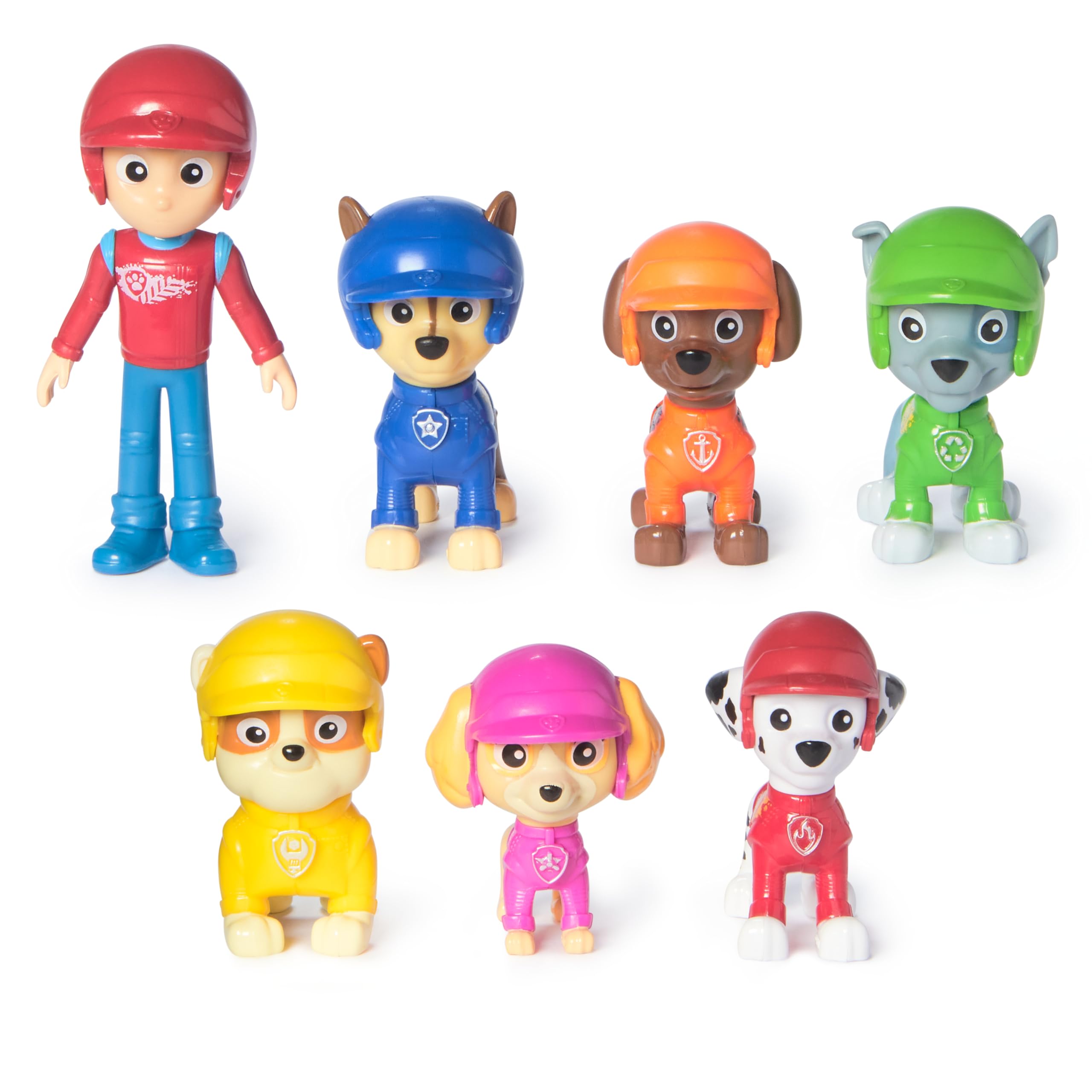 Paw Patrol Rescue Wheels Gift Pack - 7 Collectible Action Figures with Rescue Wheels Uniforms 2