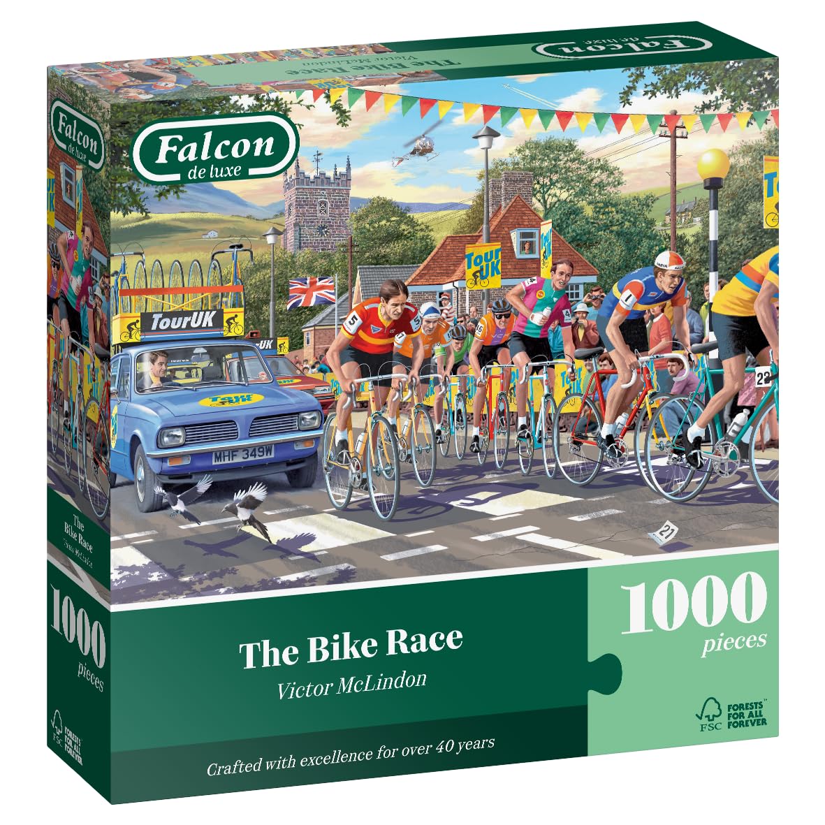 Falcon The Bike Race - 1000 Piece Jigsaw Puzzle for Adults 2
