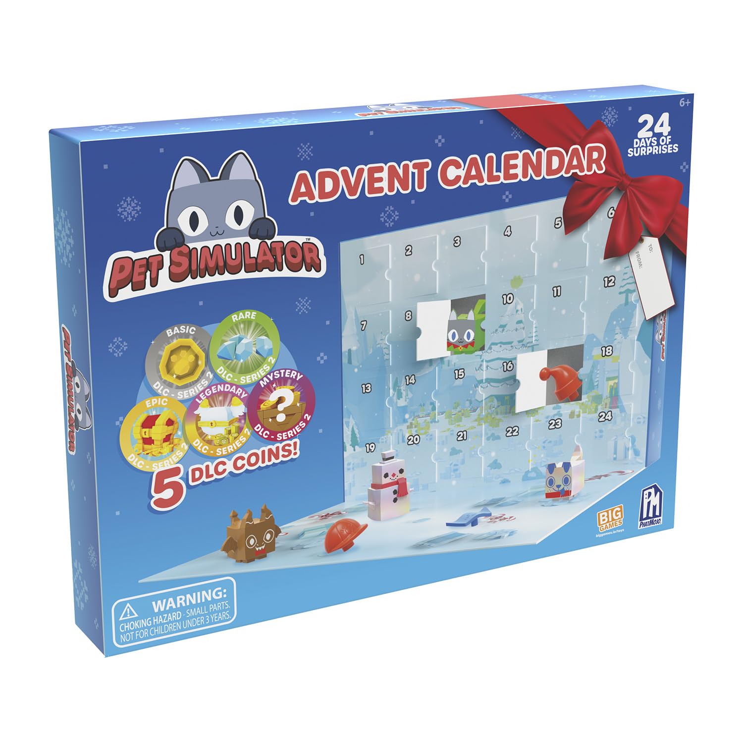 Pet Simulator Series 2 Advent Calendar - 24 Days of Exclusive Pet Figures & DLC Codes 1