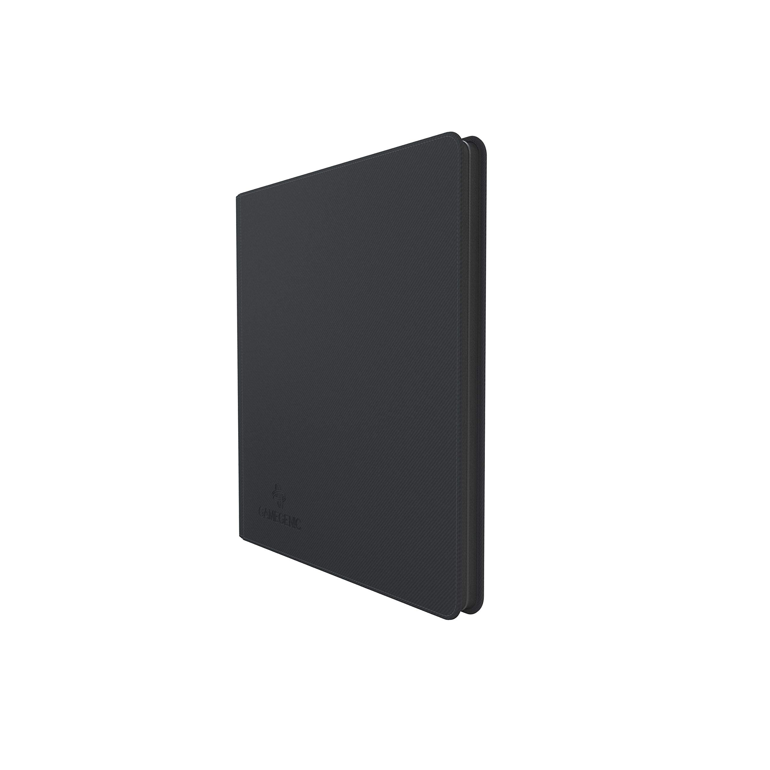 Gamegenic Zip-Up Album - 480 Card Capacity | Side-Loading Pockets | Black