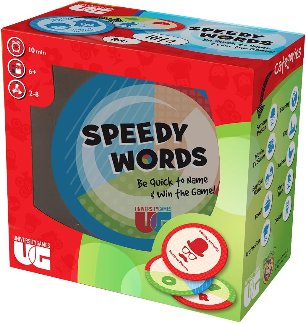 University Games Speedy Words Family Word Game 1