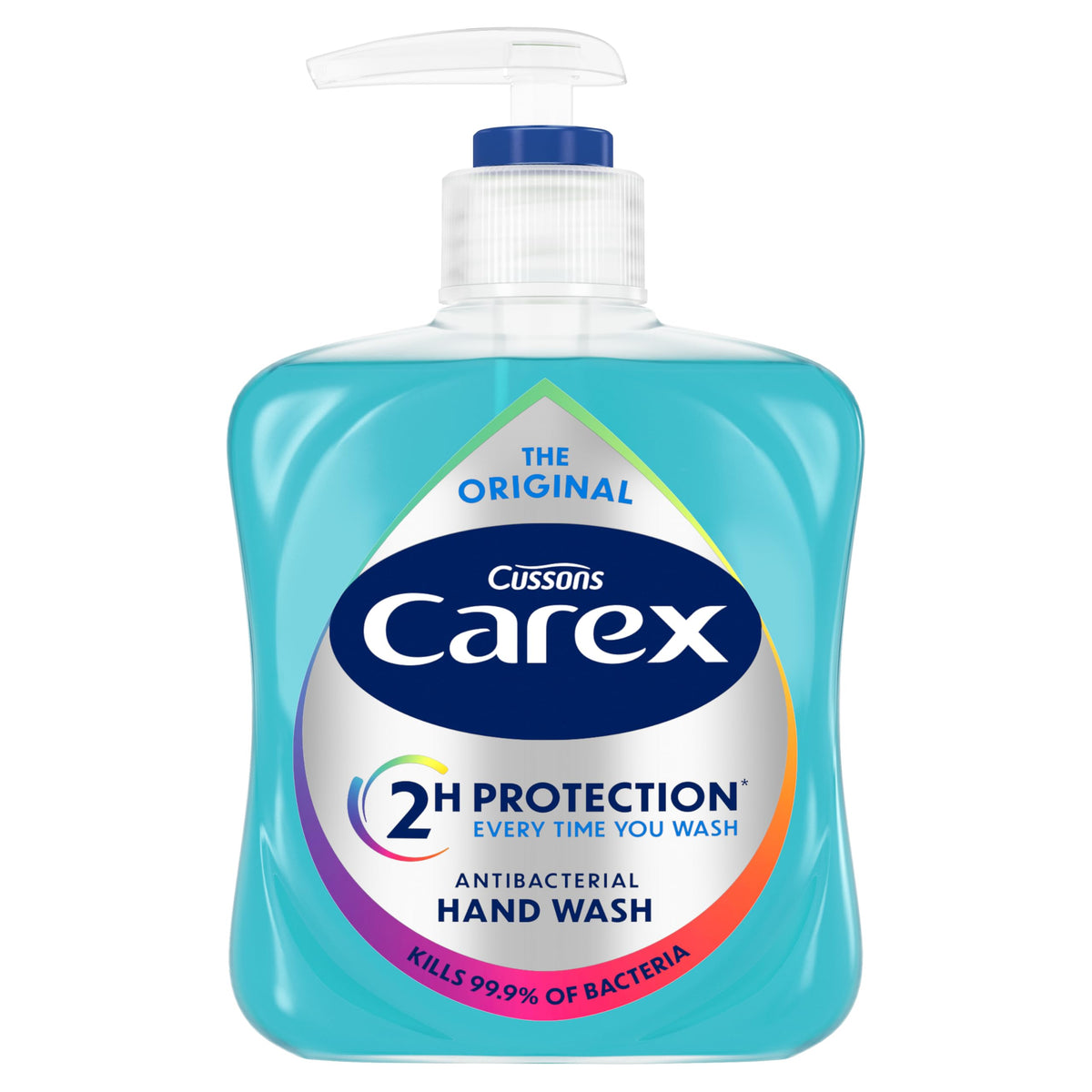 Cussons Carex Original Antibacterial Hand Wash - Kills 99.9% Bacteria | Pack of 6 x 250 ml | Musk Scent