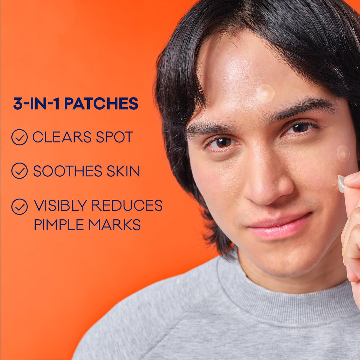 Bioré Spot Control 3-in-1 Spot Patches - Clears Spots, Reduces Pimple Size, Fades Marks | 24 Patches 5
