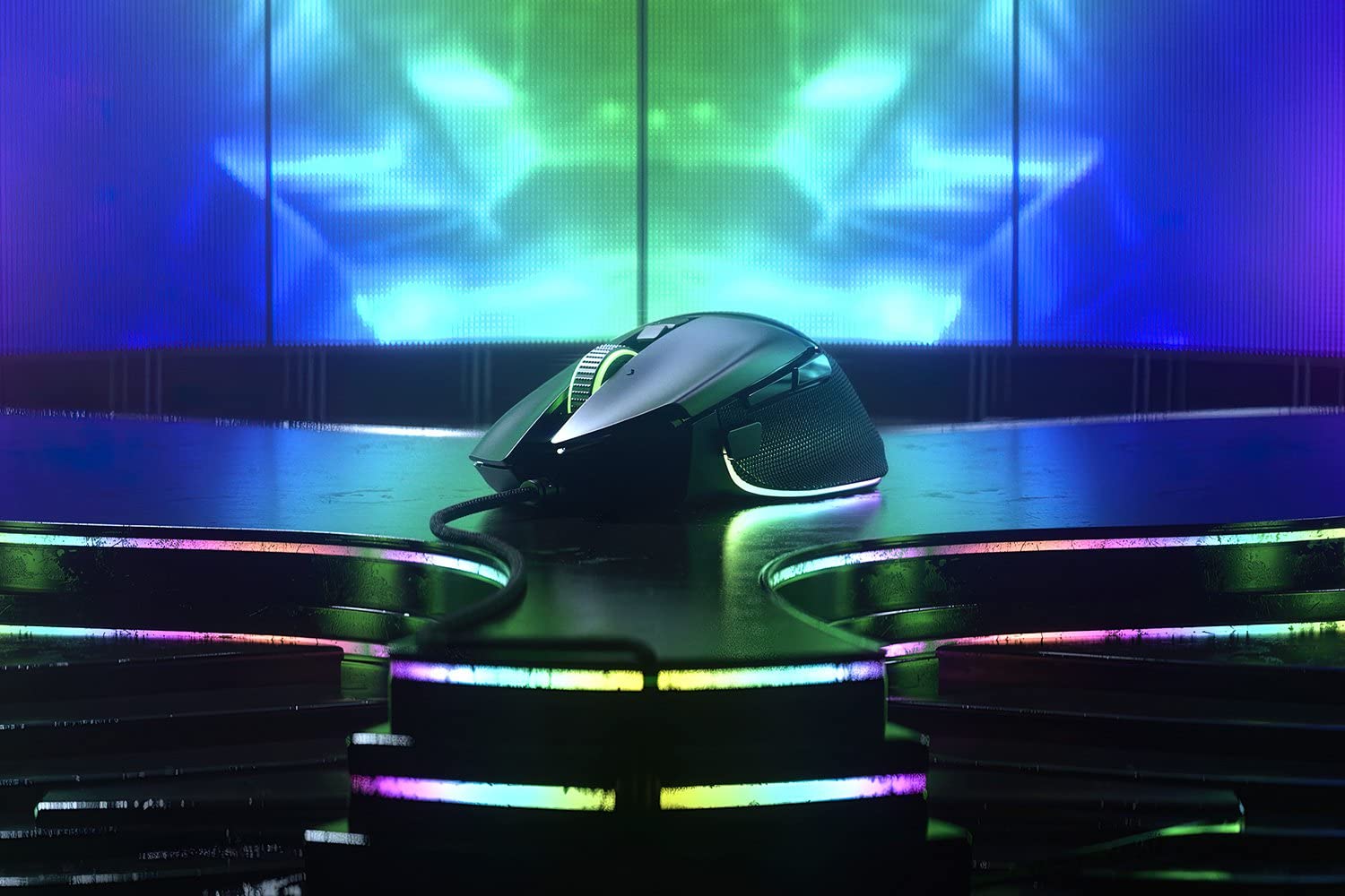 Razer Basilisk V3 - Wired Customisable Gaming Mouse (10+1 Programmable Buttons, HyperScroll Tilt Wheel, 11 Chroma RGB Lighting Zones, Optical Mouse Switches, Focus+ 26K DPI Optical Sensor) Black 8