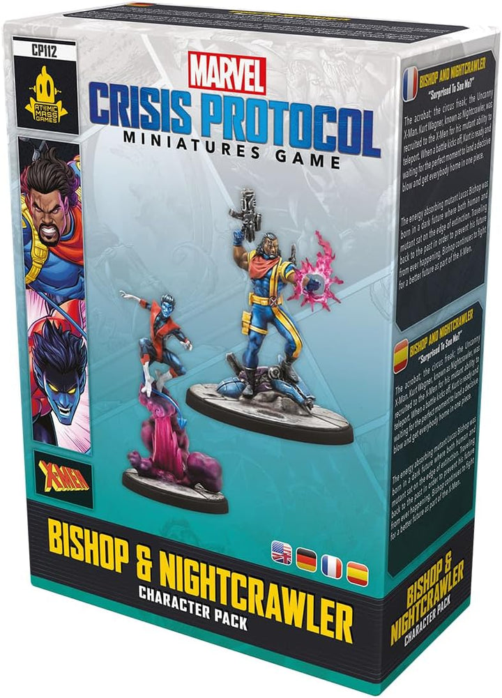 Atomic Mass Games Marvel Crisis Protocol: Bishop and Nightcrawler Miniatures (FFGCP112)