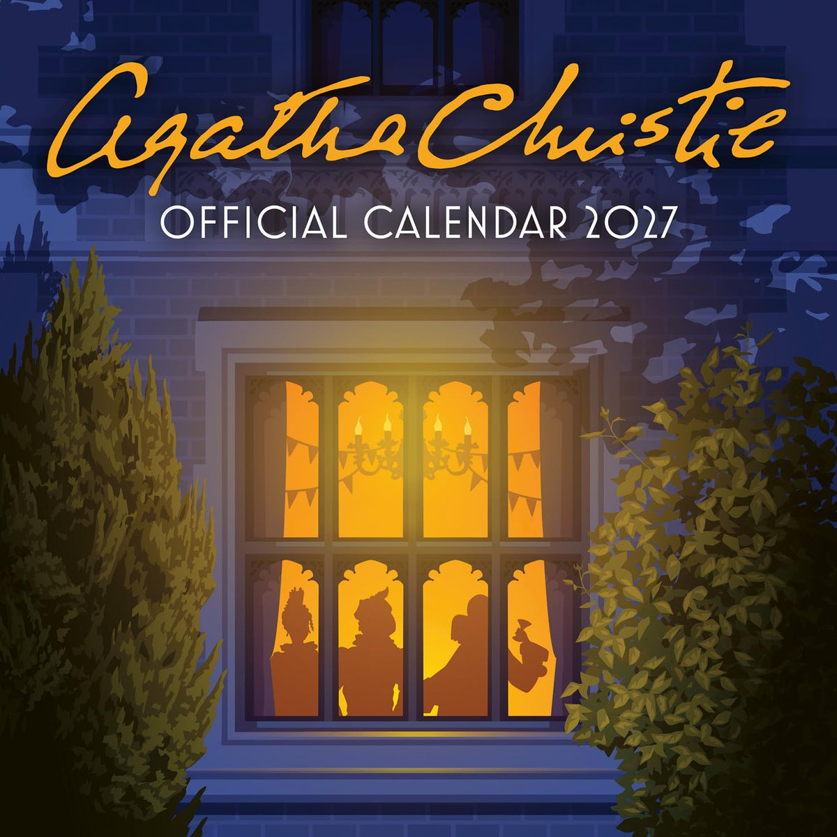 Agatha Christie Calendar 2027 - Wall Calendar, 32 Pages