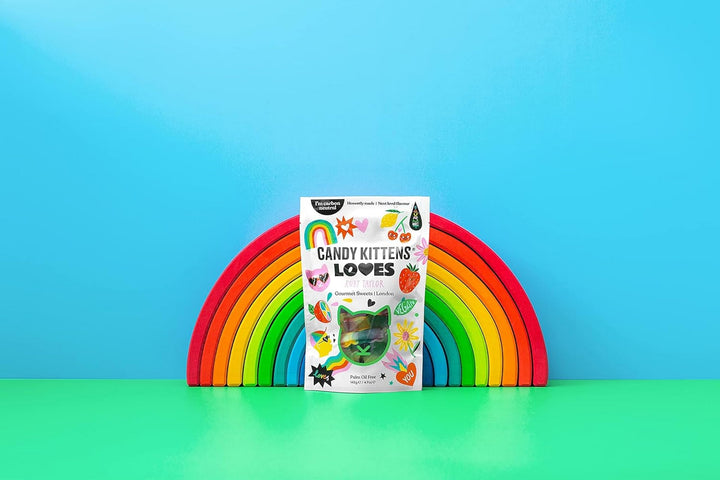 Candy Kittens LOVES Vegan Sweets – Fizzy Treats with Real Fruit Juice (140g)