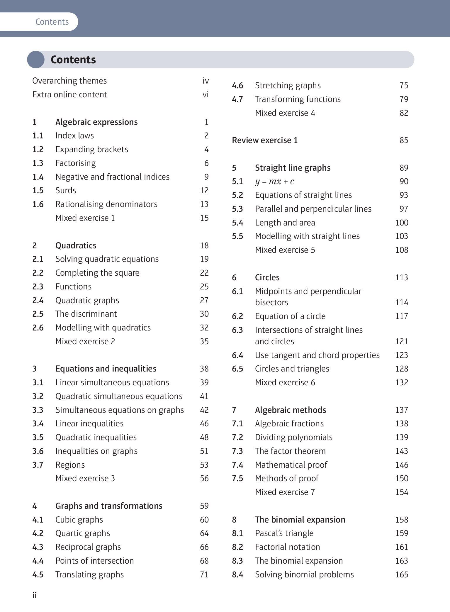 PEARSON EDUCATION Edexcel AS and A level Mathematics Pure Mathematics Year 1/AS Textbook + e-book (2017) 2