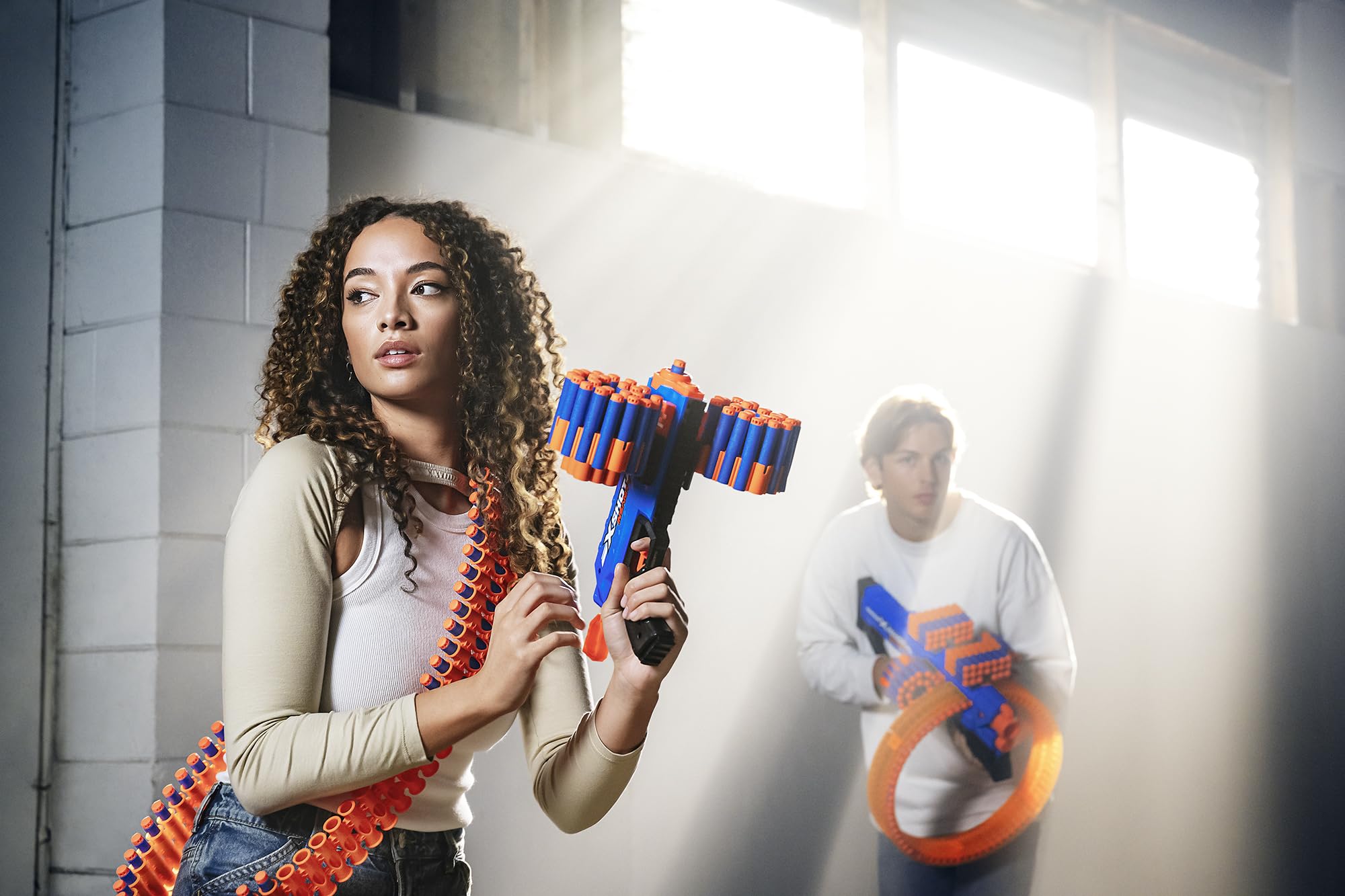 XSHOT Insanity Manic Blaster - 48 Dart Foam Blaster Set for Kids 8+