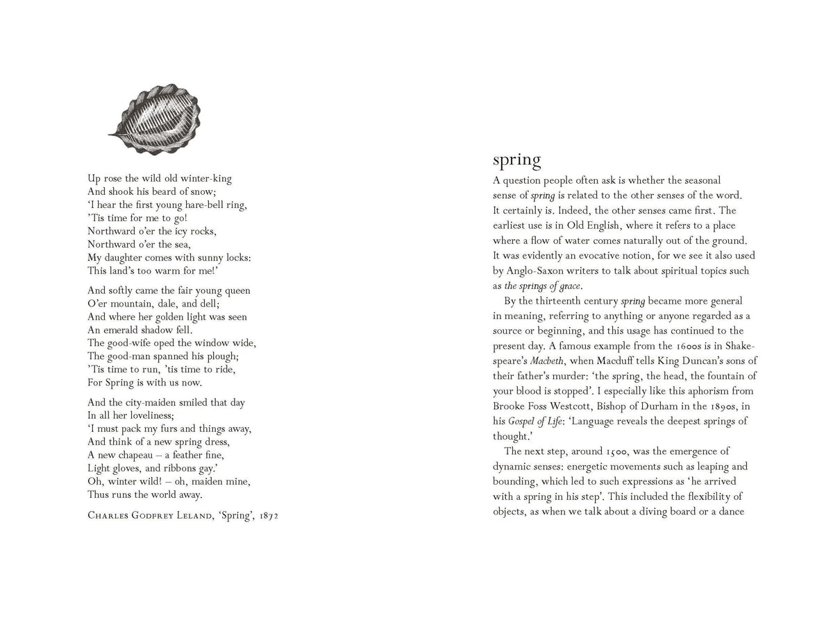 Bodleian Library A Word for All Seasons - Seasonal Vocabulary Explored | Hardcover | English