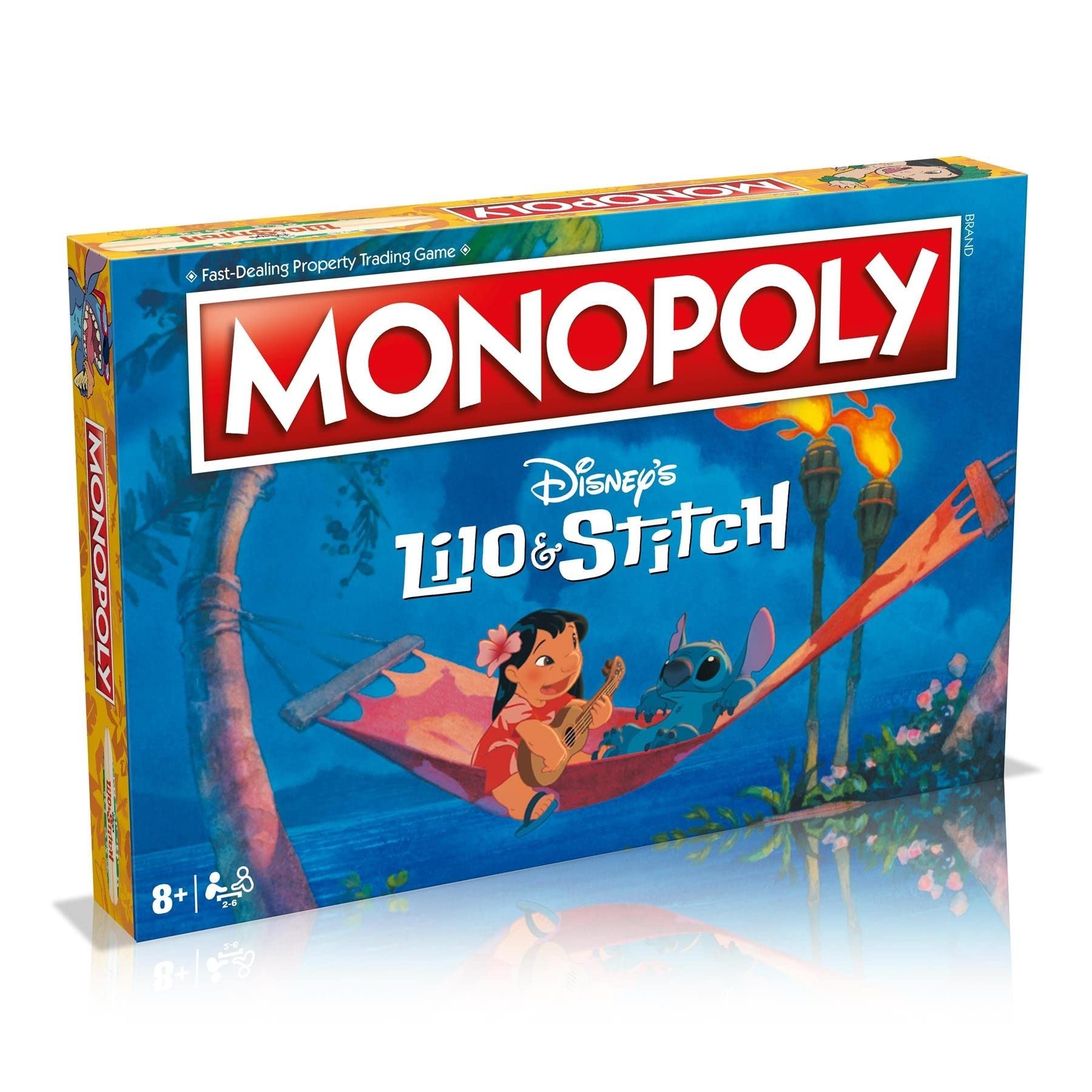 Winning Moves Lilo & Stitch Monopoly Board Game - Standard Edition, Ages 8+, 2-6 Players