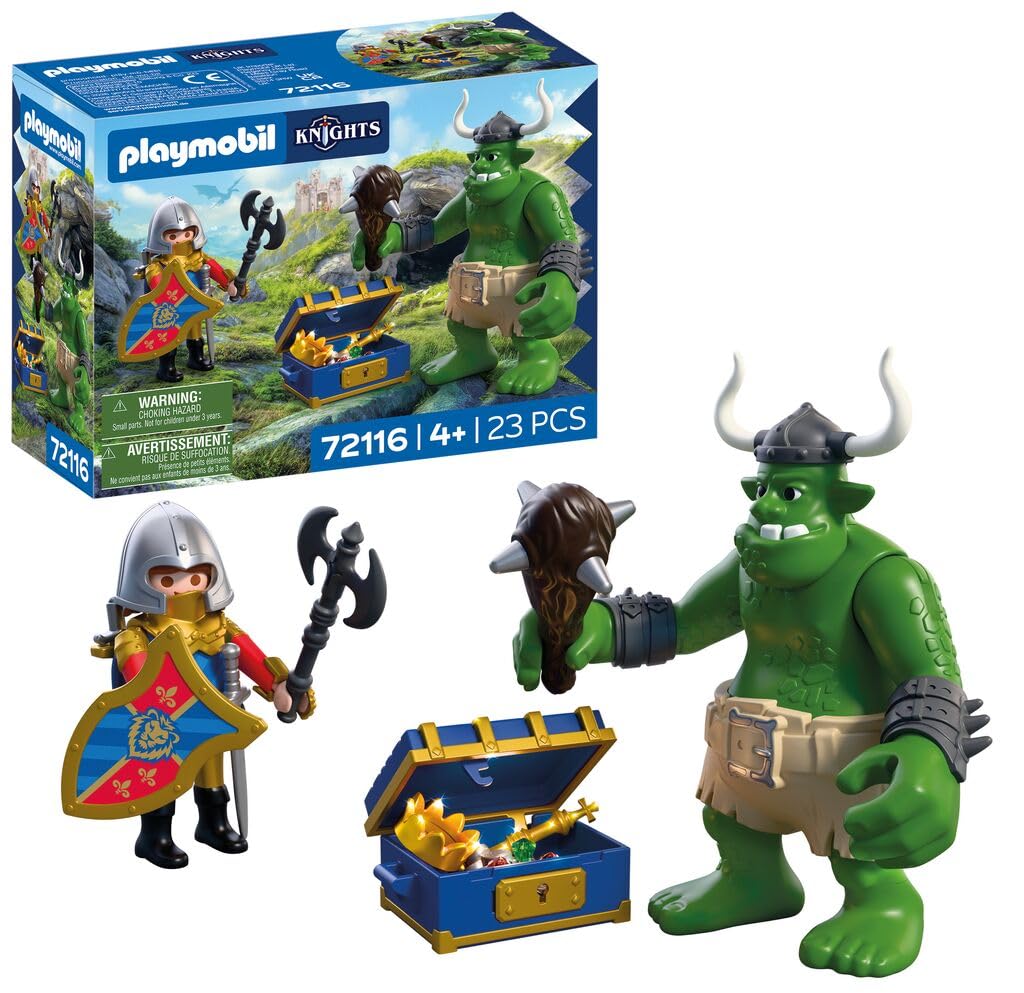 Playmobil Troll with Lion Knight Treasure | Figure Set | Model 72116 1