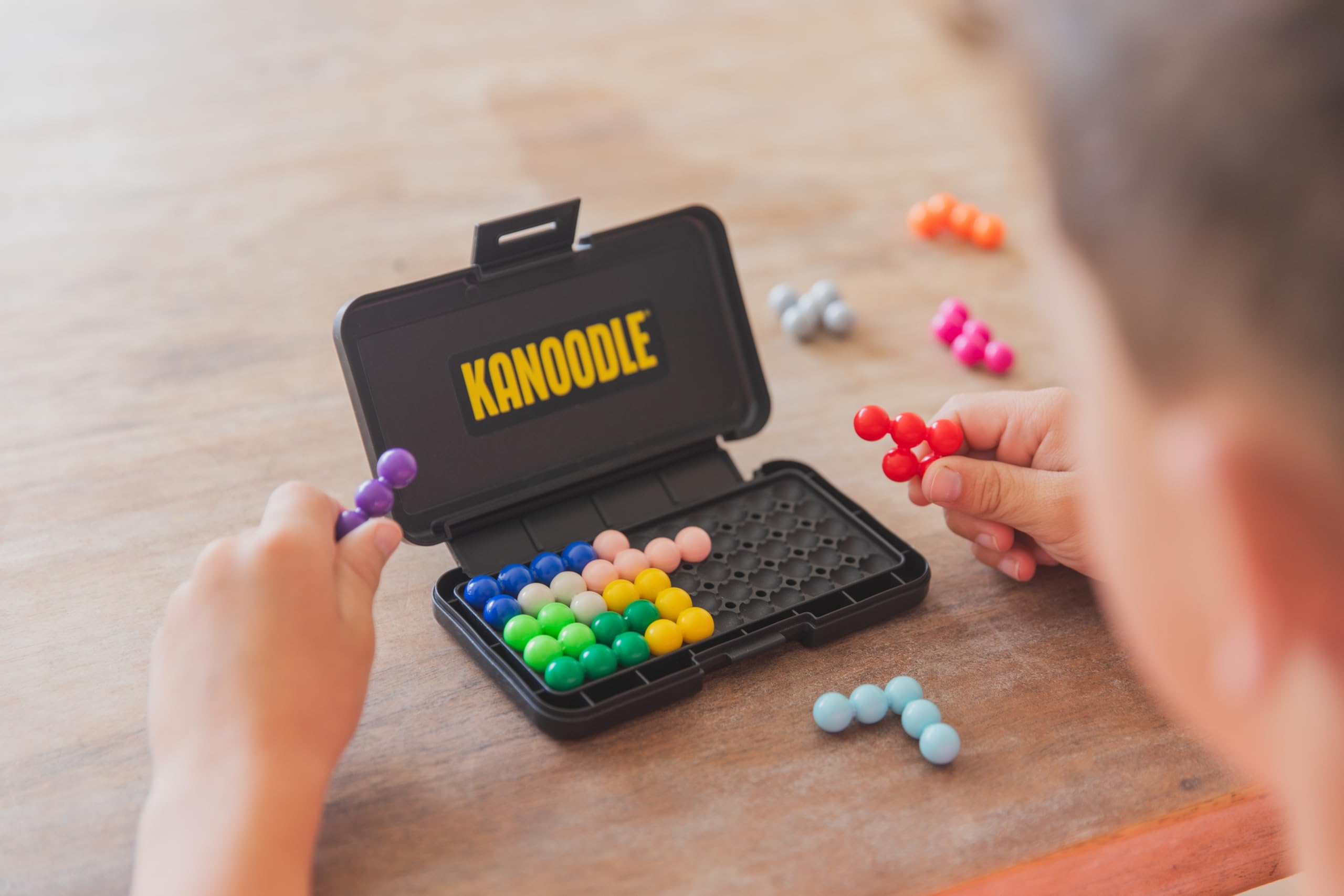 Learning Resources Kanoodle 3D Brain Teaser Puzzle Game - 200+ Challenges | Ages 7+ | 1 Player 8