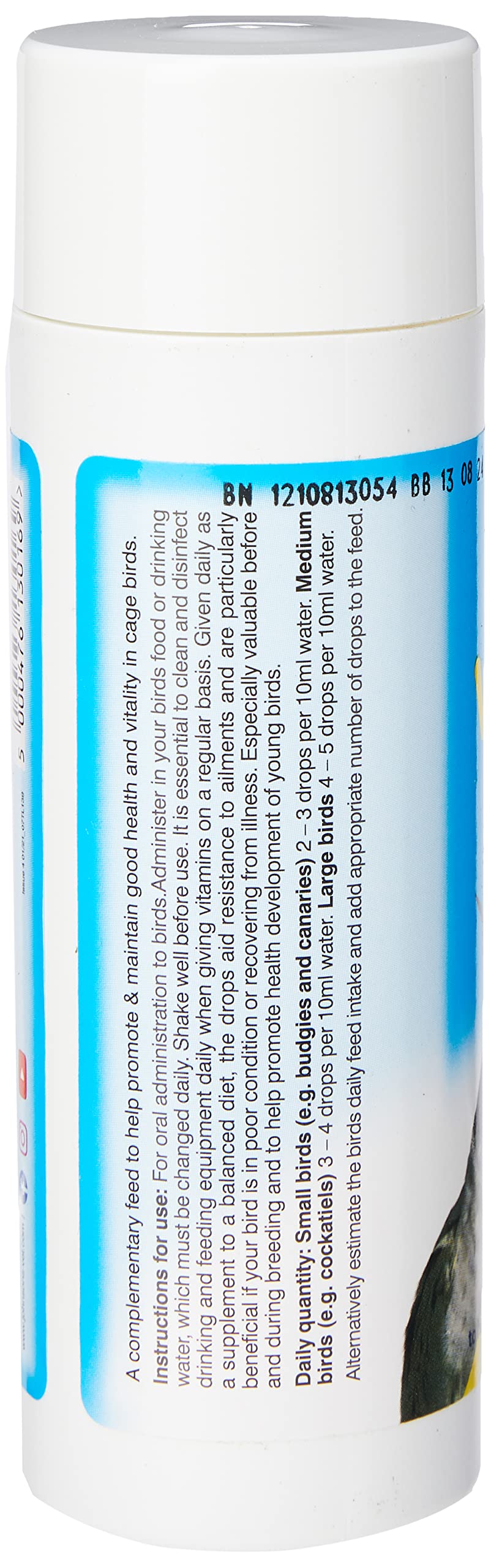 Johnsons Vet Vit-Min Drops - Daily Vitamin Supplement for Cage Birds | 100 ml 2