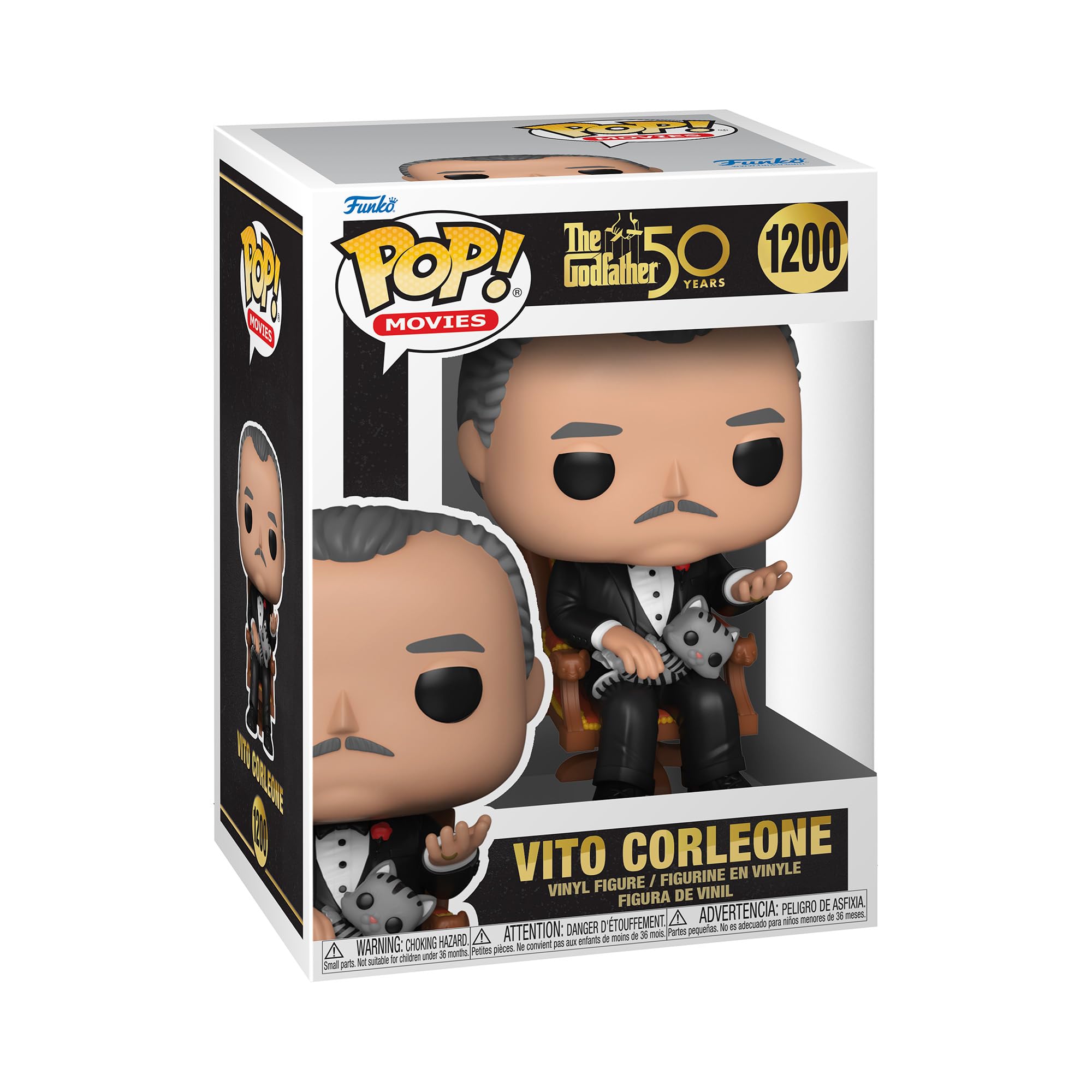 Funko Vito Corleone - The Godfather 50th Chibi Vinyl Figure | 3.75 Inches | Model 61529 1