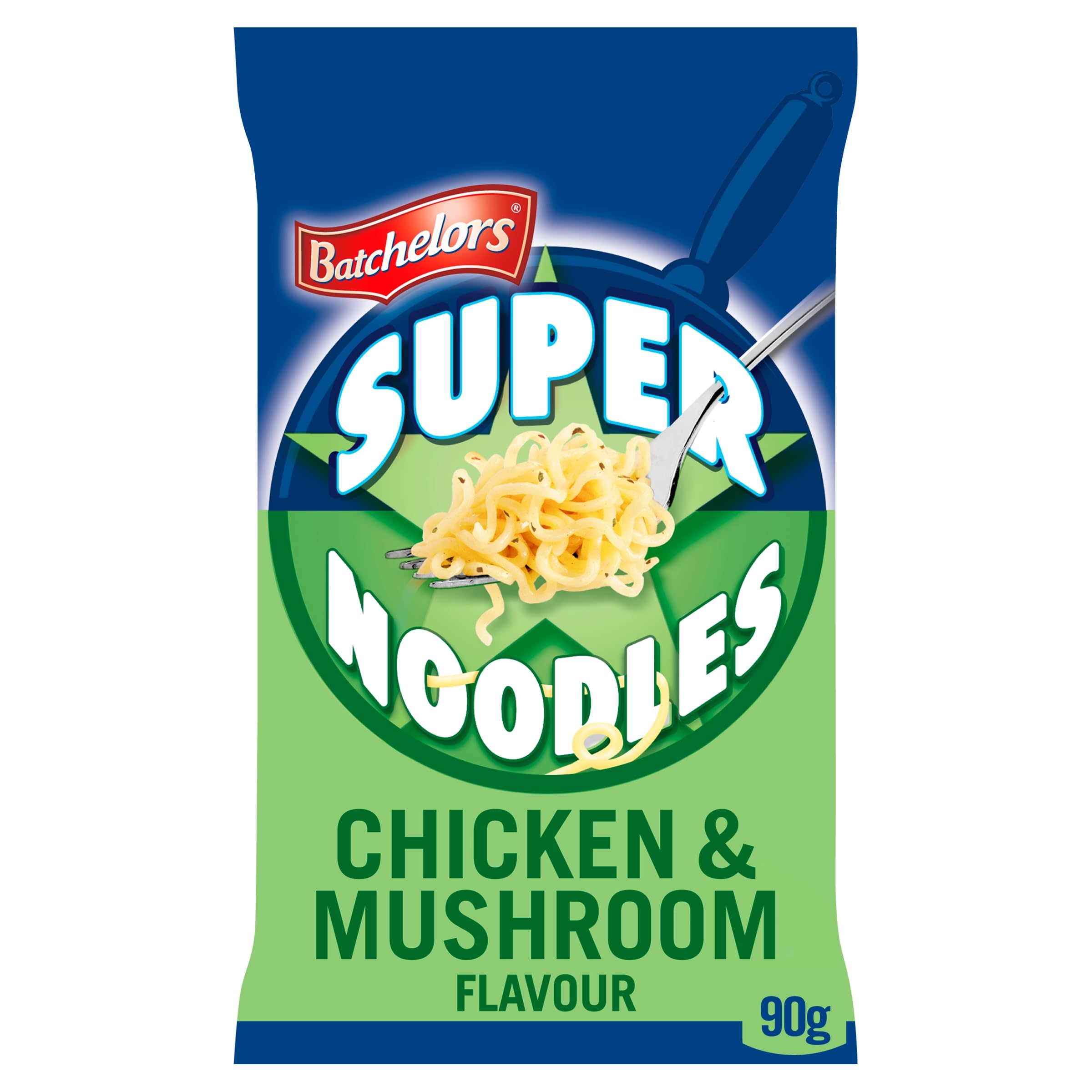 Batchelors Super Noodles Chicken & Mushroom Flavour - Instant Meal | 90g Pack 1