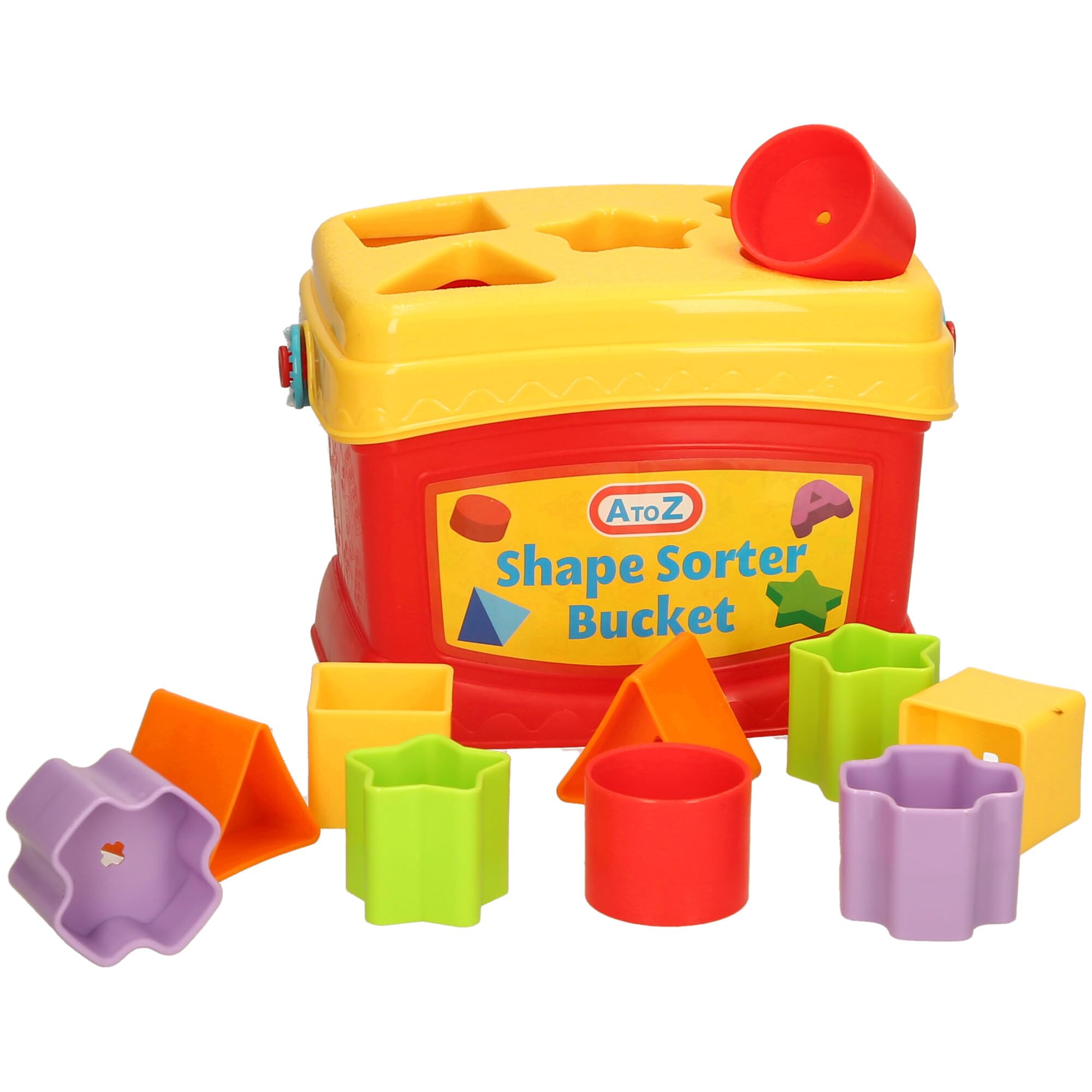 Atoz My 1st Shape Sorter Bucket - Educational Toy for 12+ Months | 10 Shapes 2