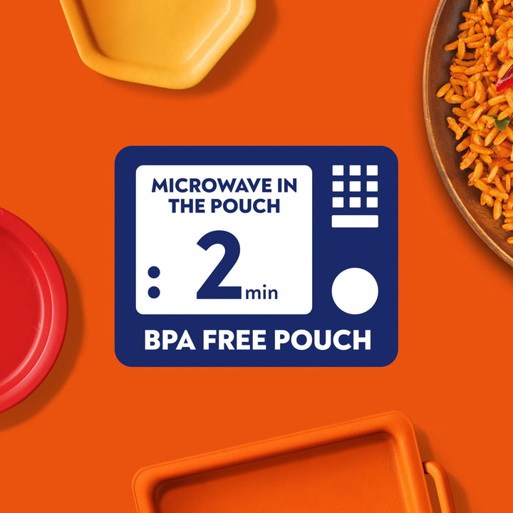 Ben's Original Wholegrain Brown Golden Vegetables Microwave Rice, 6 x 220g Pouches