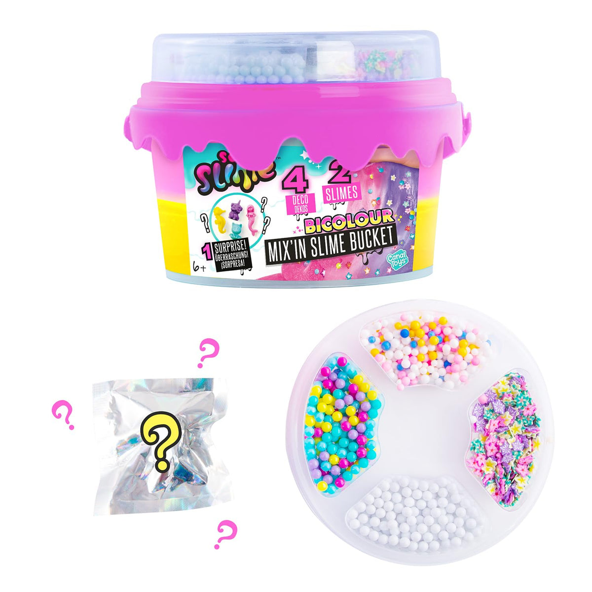 Canal Toys Mix'in Slime Bucket - 400g Slime, Age 6+