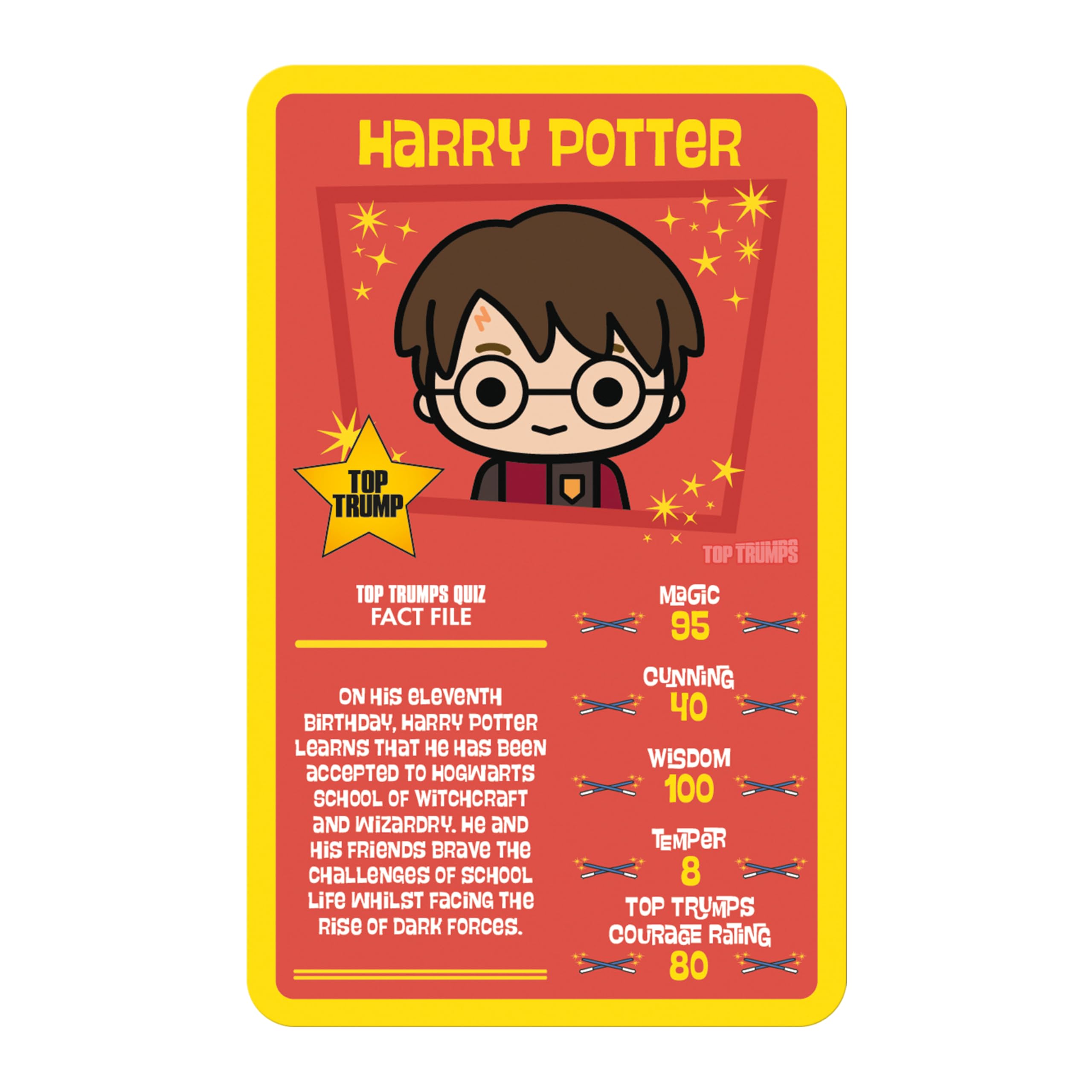 Top Trumps Harry Potter Chibi Card Game - Entertaining Educational Gameplay | Multicolor Plastic Case 2
