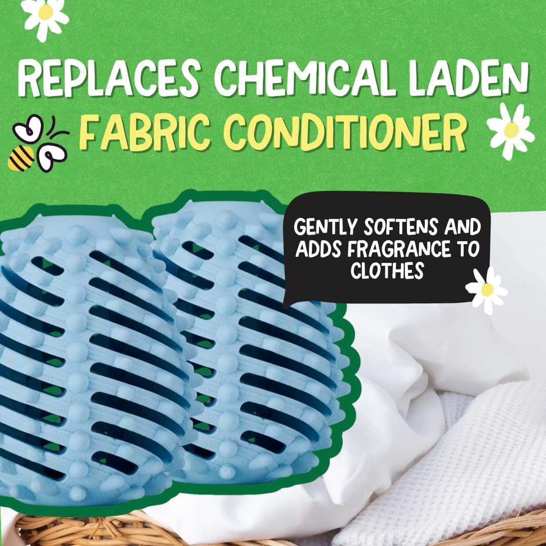 Ecoegg - Dryer Balls Fresh Linen Scented | Reduces Drying Time | Tumble Dryer Eggs
