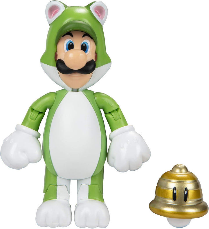 Super Mario - Nintendo Switch Cat Luigi Collectible Action Figure (2023)