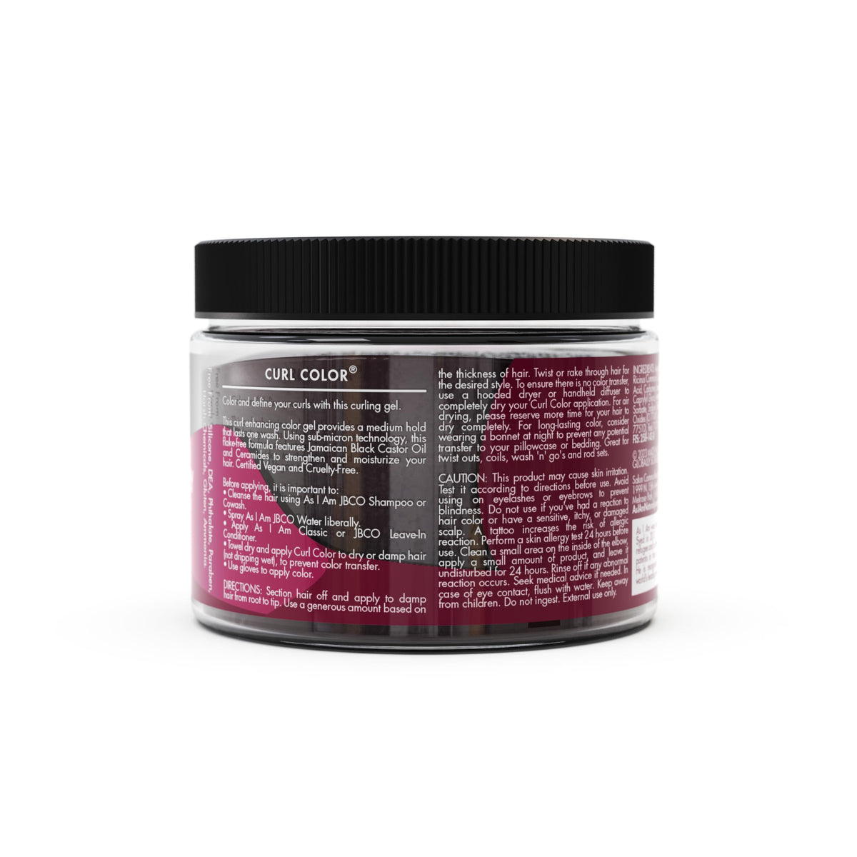 As I Am Curl Color Burgundy - Temporary Color & Curl Defining Gel | 6oz
