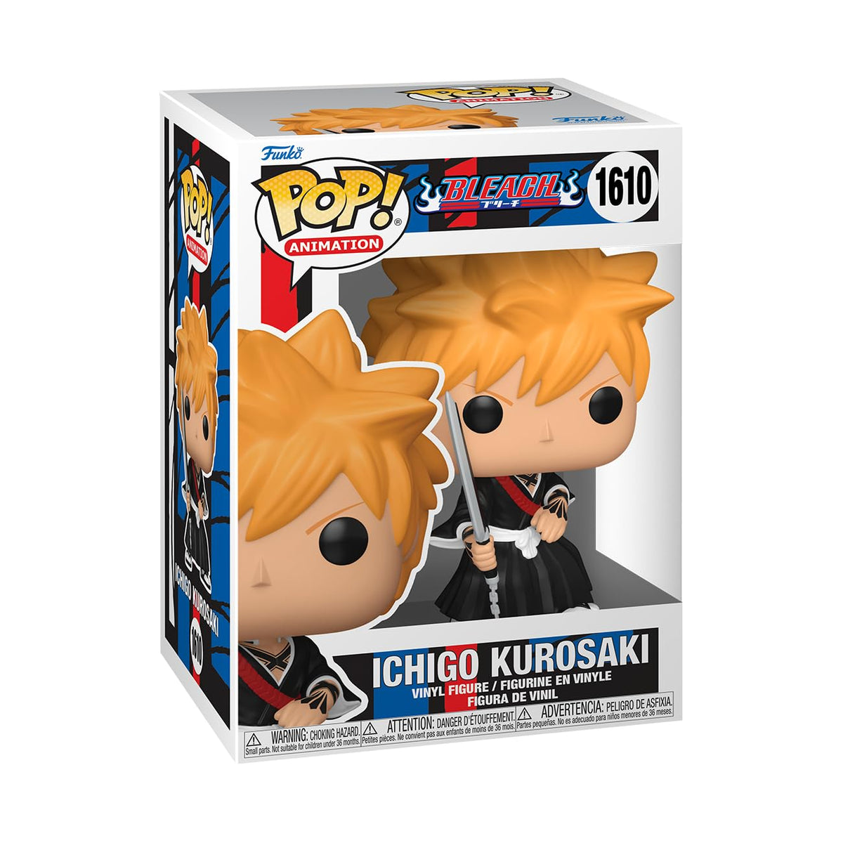 Funko POP! Animation BLEACH Ichigo Kurosaki Metallic Vinyl Figure - 9.5 cm, Age 3+