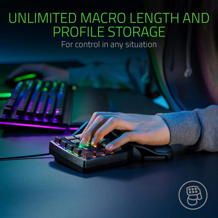 Razer Tartarus Pro Gaming Keypad - 32 Programmable Keys with Analog Optical Switches