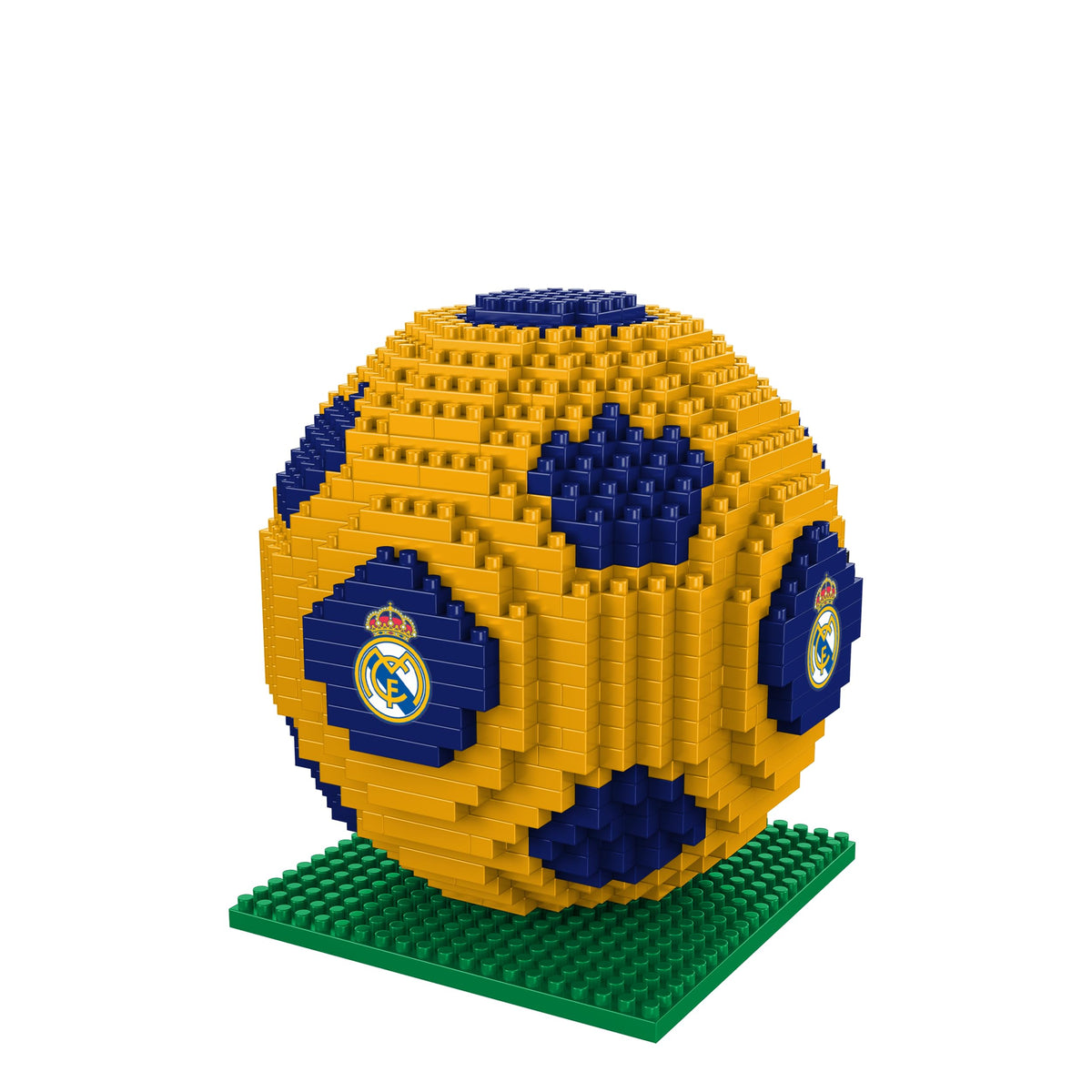 FOCO BRXLZ 3D Football Bricks Building Construction Toy - 693 Pieces - Real Madrid CF