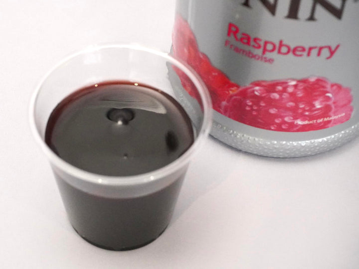 Monin Raspberry Fruit Mix Puree 1L - Natural Flavour & Colour for Cocktails, Smoothies, Mocktails