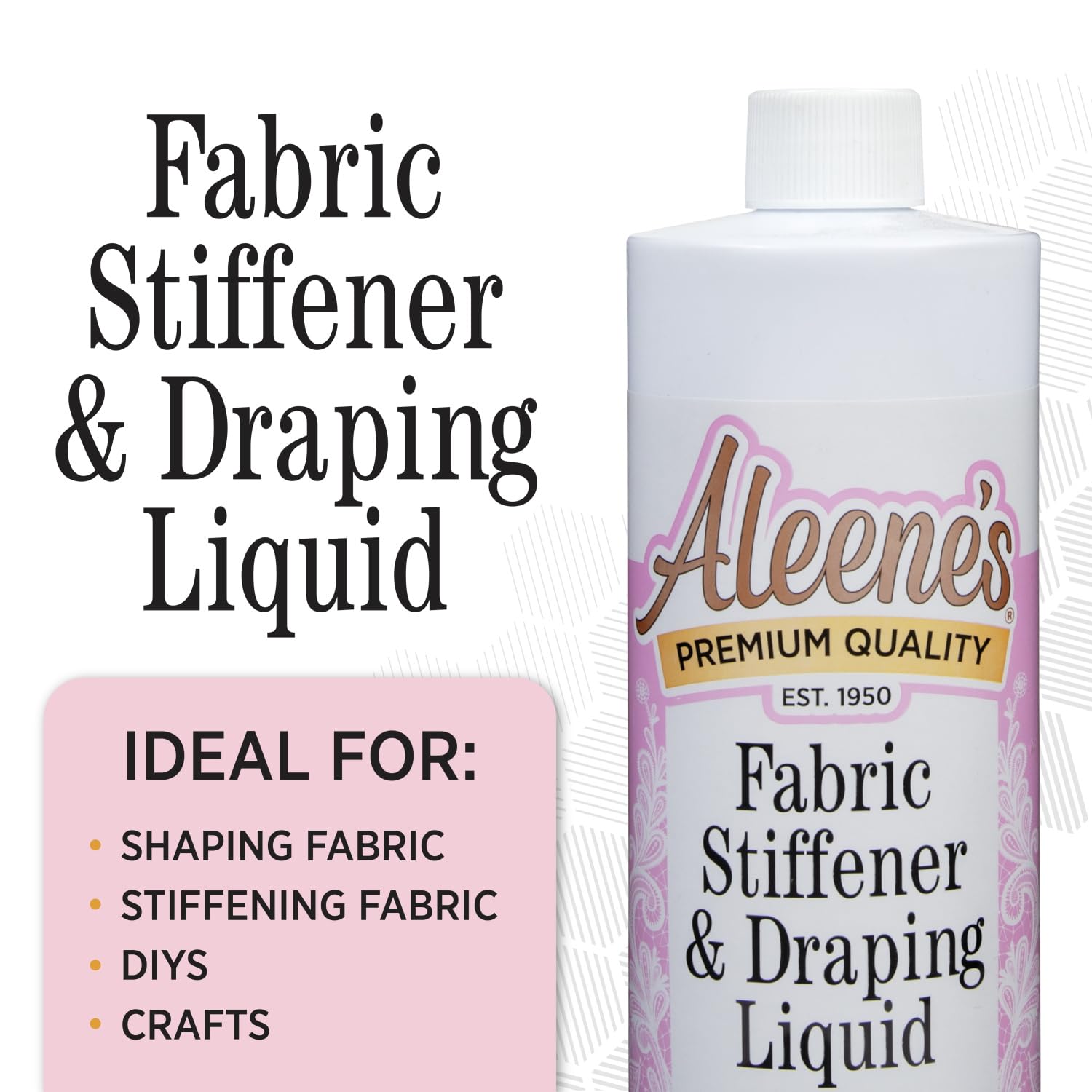 Aleene's Fabric Stiffen-Quick 16 oz - Fabric Stiffener & Draping Liquid 11