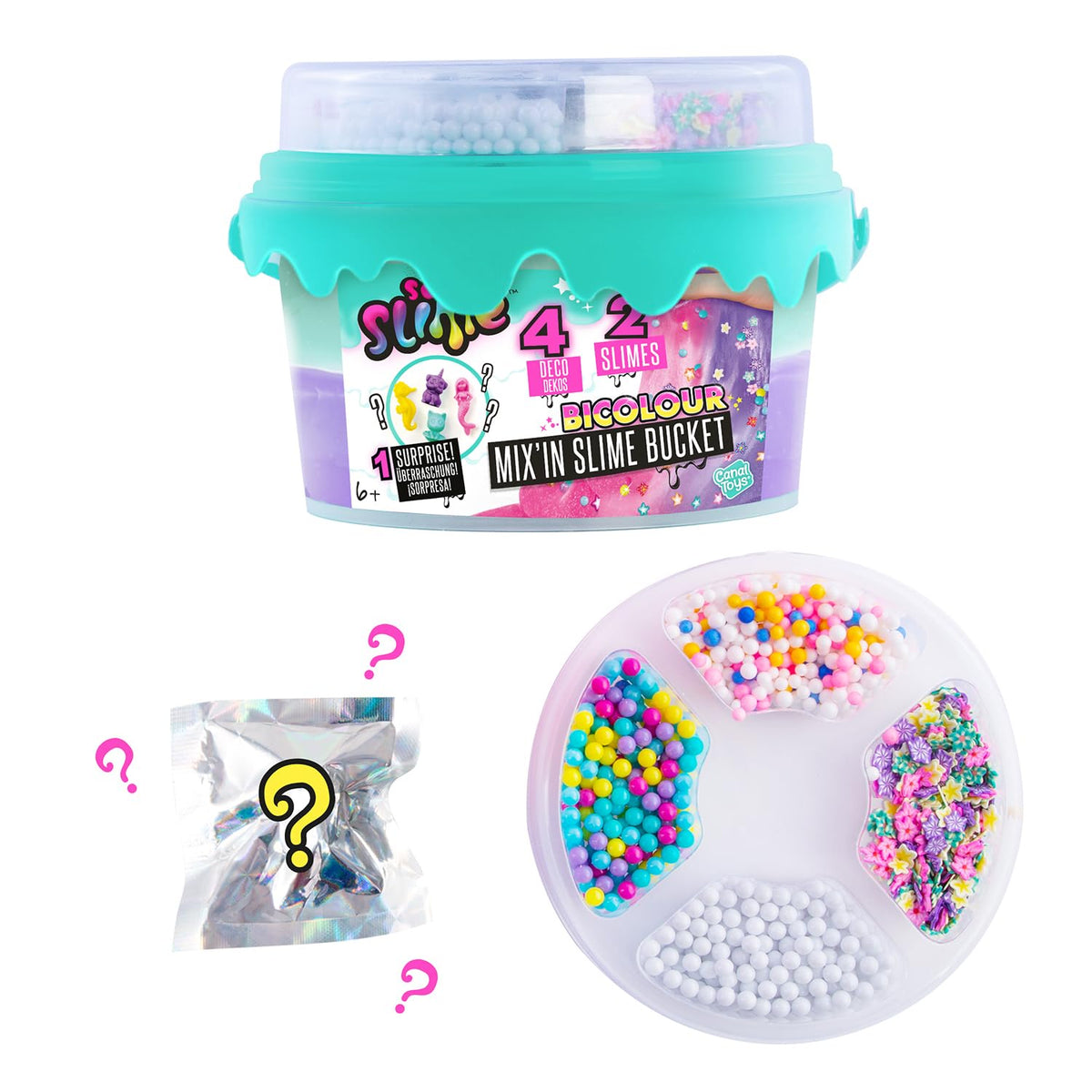 Canal Toys Mix'in Slime Bucket - 400g Slime, Age 6+