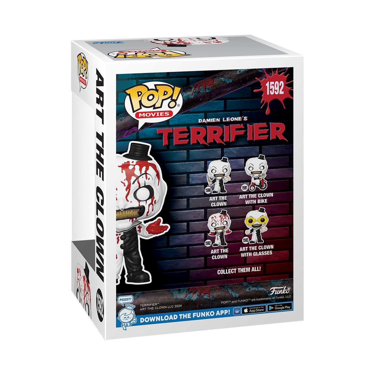 Funko Pop! Movies: Terrifier 2 - Art the Clown (Bloody) Vinyl Figure | 3.75 in 4