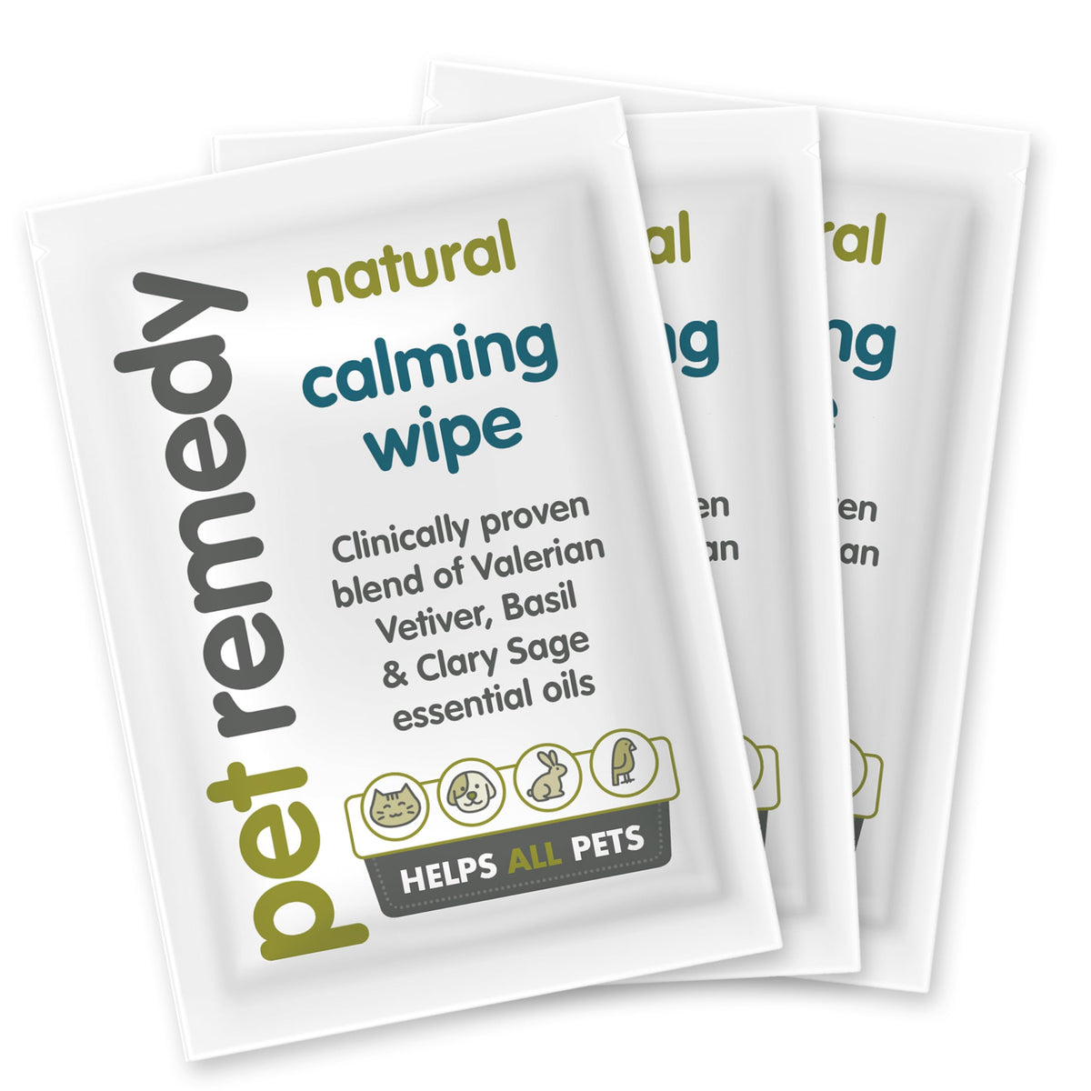Pet Remedy Calming Wipes - 12 Count