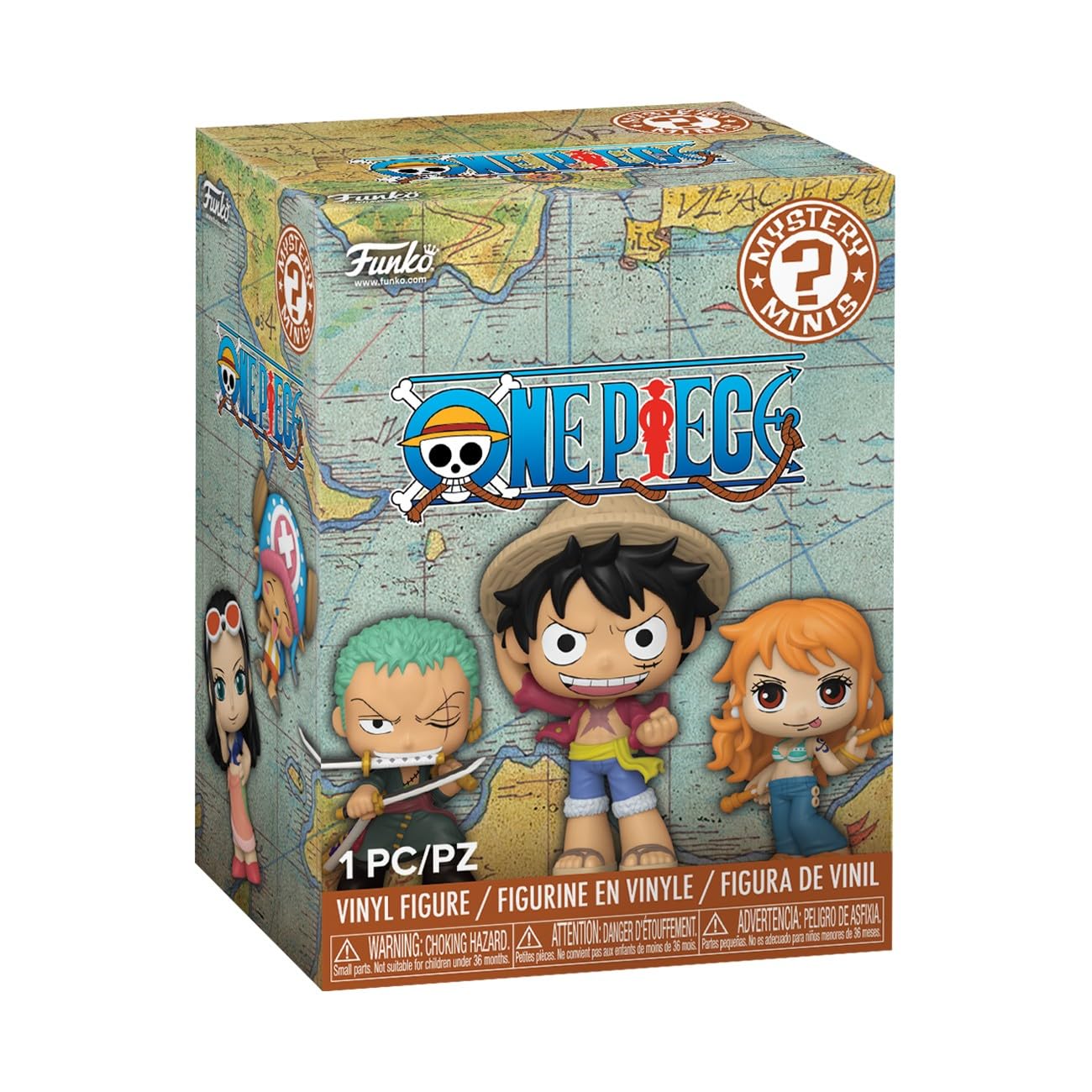 Funko Mystery Mini Figure - One Piece Straw Hat Crew - Monkey D. Luffy | Vinyl Collectible | 3.4 Inches