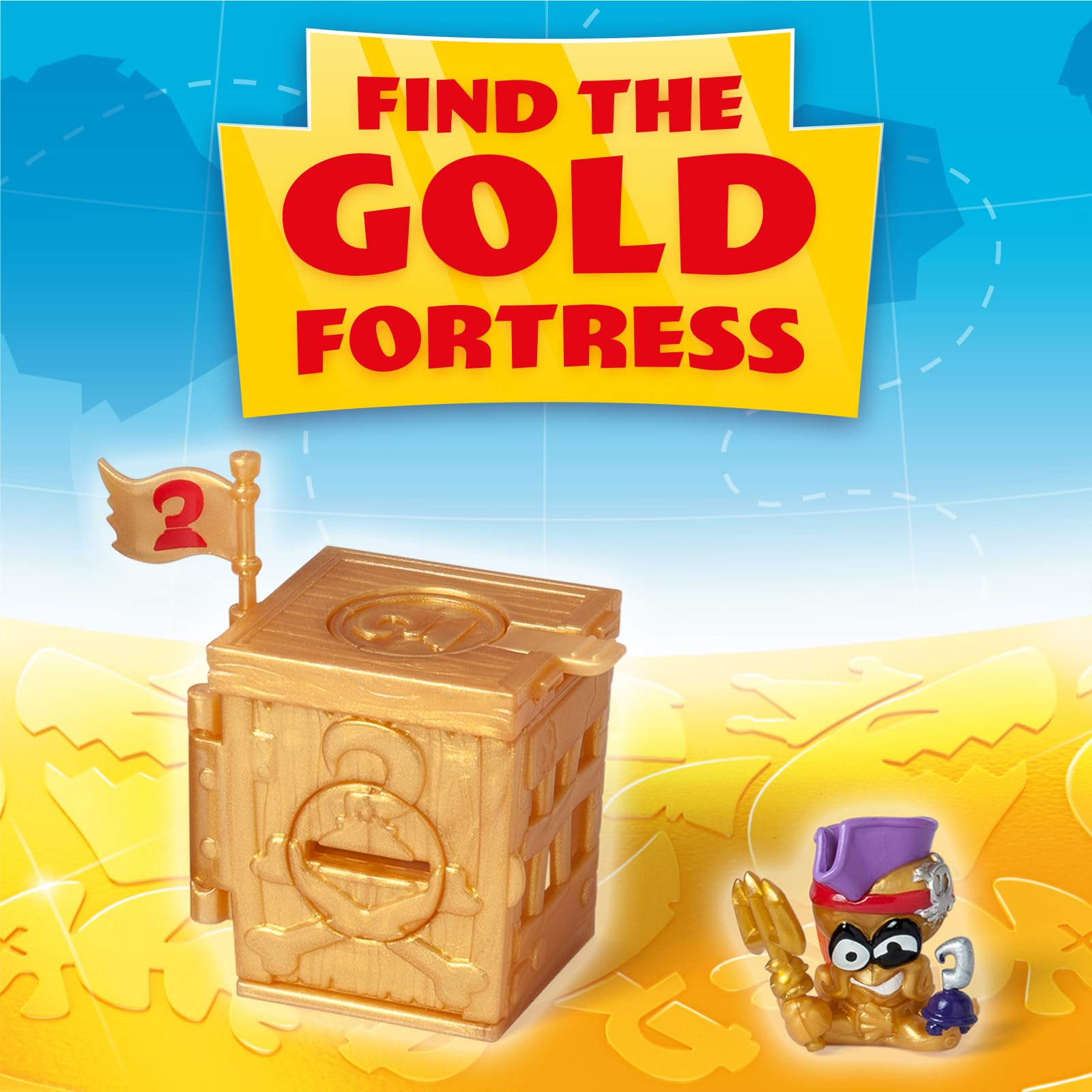 PIRATIX Golden Treasure Series - 6 Fortress Playset for Kids 3+ 6