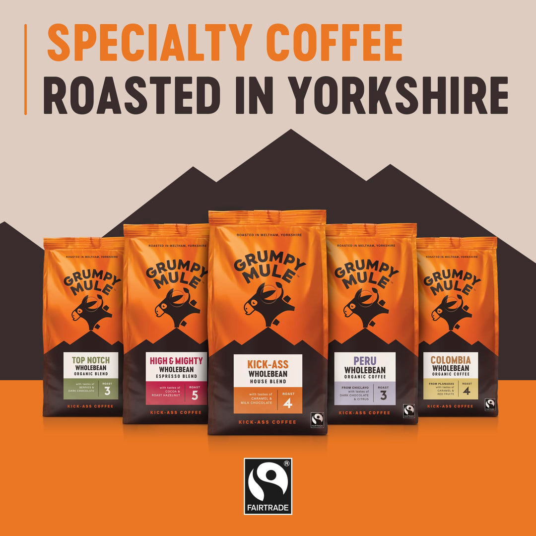Grumpy Mule - Easy Does It Swiss Water Organic Decaf Ground Coffee