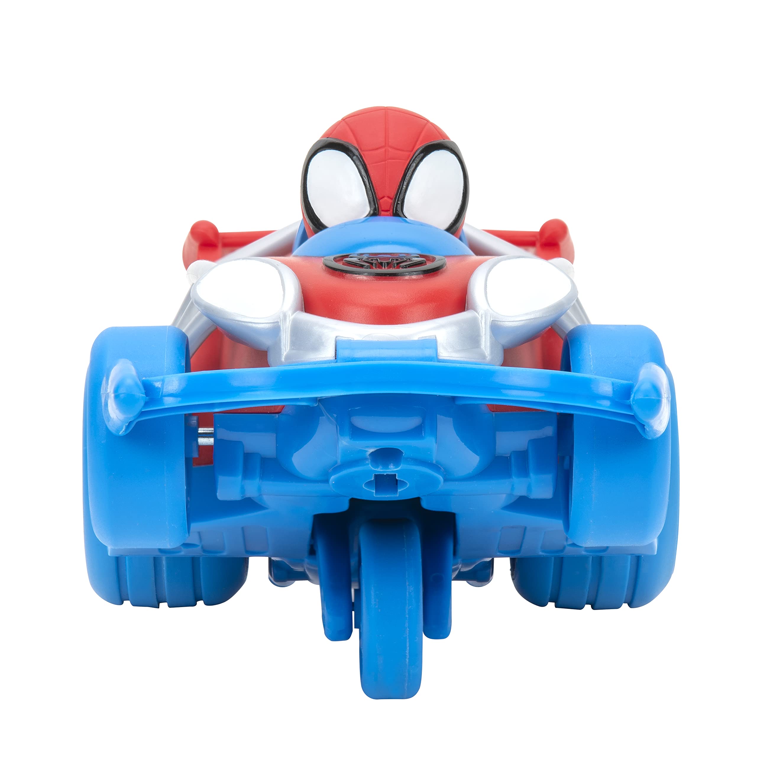 Spidey and his Amazing Friends Webbed Wheelie Pull Back Vehicle with Spidey Figure (SNF0015) 2