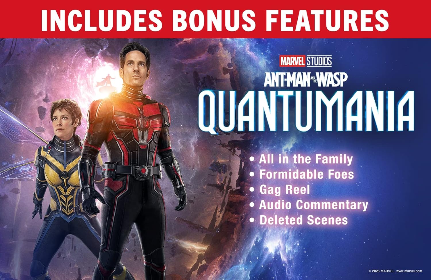 Marvel Studios Ant-Man and The Wasp: Quantumania Blu-ray [Region Free]