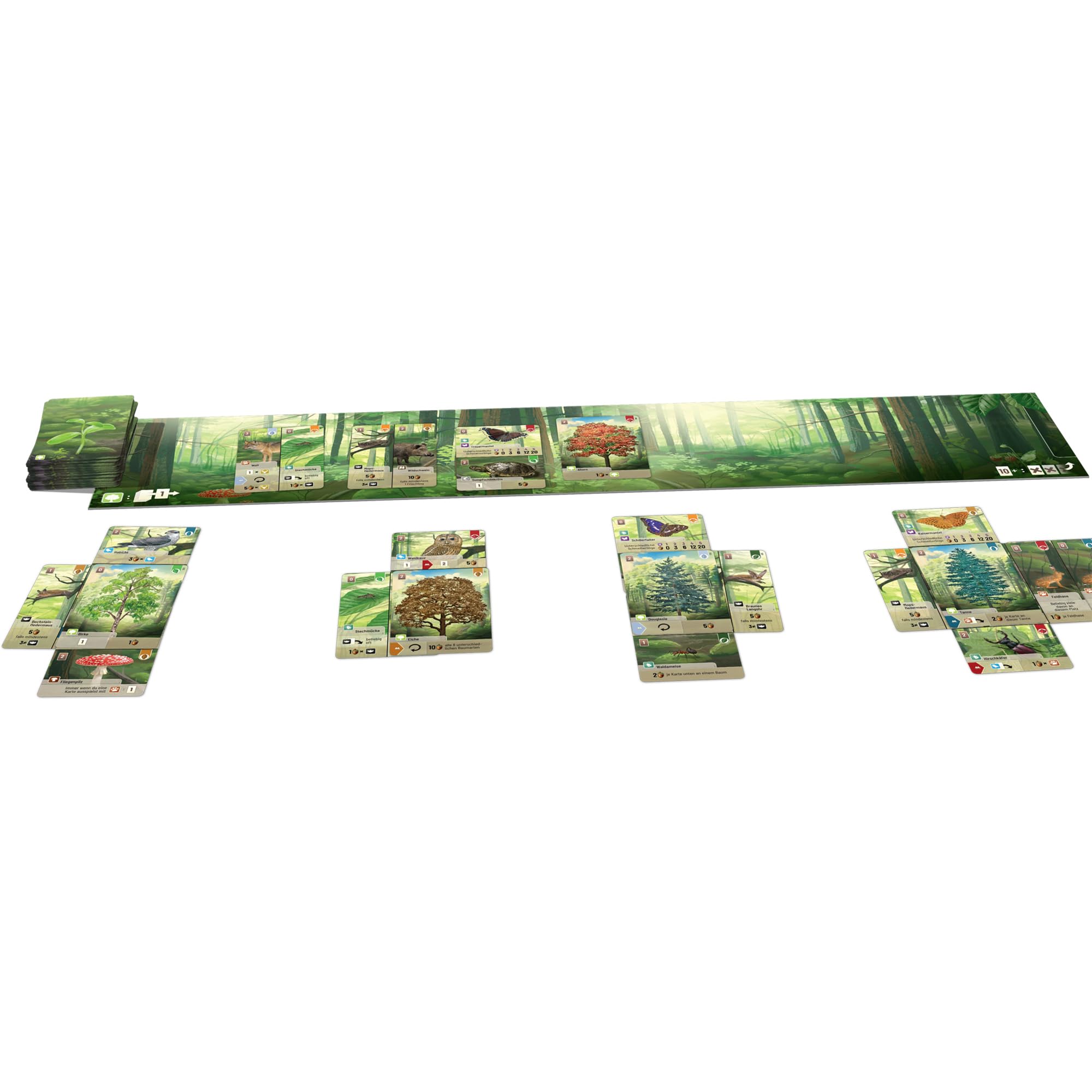 Lookout Forest Shuffle Card Game - Strategy Game for 2-5 Players | Ages 10+ | 60 Min Playtime